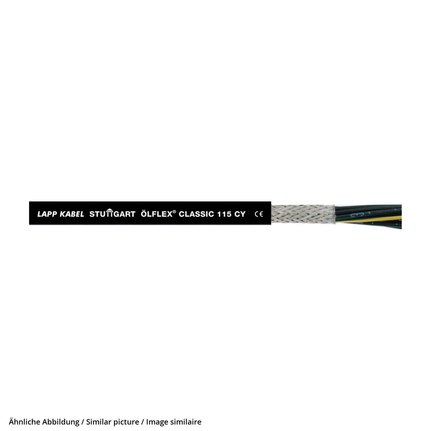 LAPP ÖLFLEX CLASSIC 115 CY 3G1,5 BK - 100 Meter