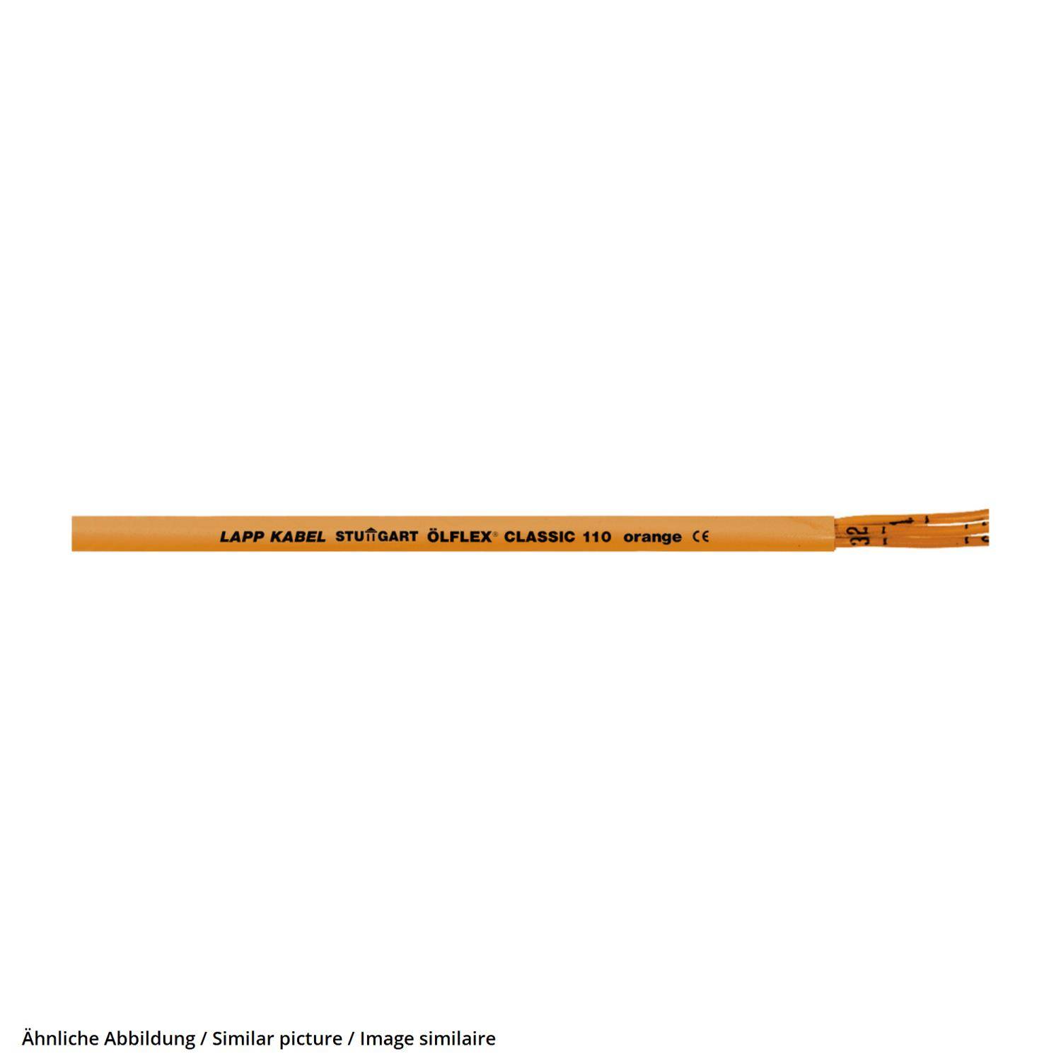 LAPP ÖLFLEX CLASSIC 110 Orange 2X1 - 100 Meter