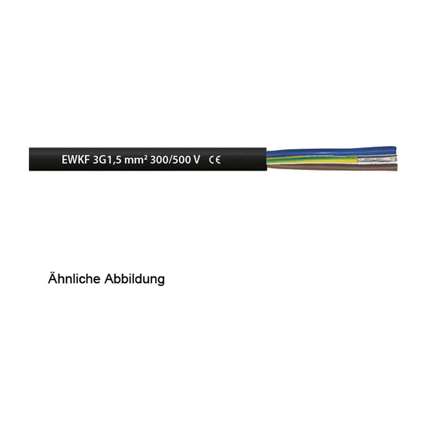 LAPP Stexotherm 180 V 3G2,5mm² Außenmantel verstärkt AD 10,4mm Nennspannung Uo/U 300V/500V - 50 Meter