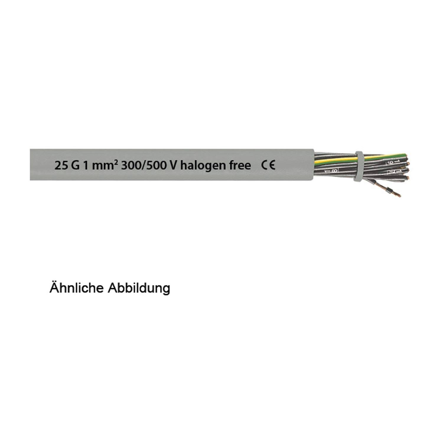 LAPP Stexoflam Steuerleitung H 4X0,75mm² halogenfrei AD 6,3mm Nennspannung Uo/U 300V/500V nach UL 600V - 100 Meter