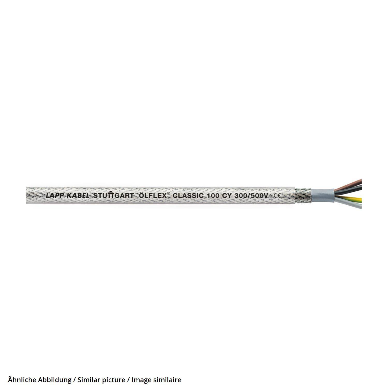 LAPP ÖLFLEX CLASSIC 100 CY 300/500V 4G0,75 - 100 Meter