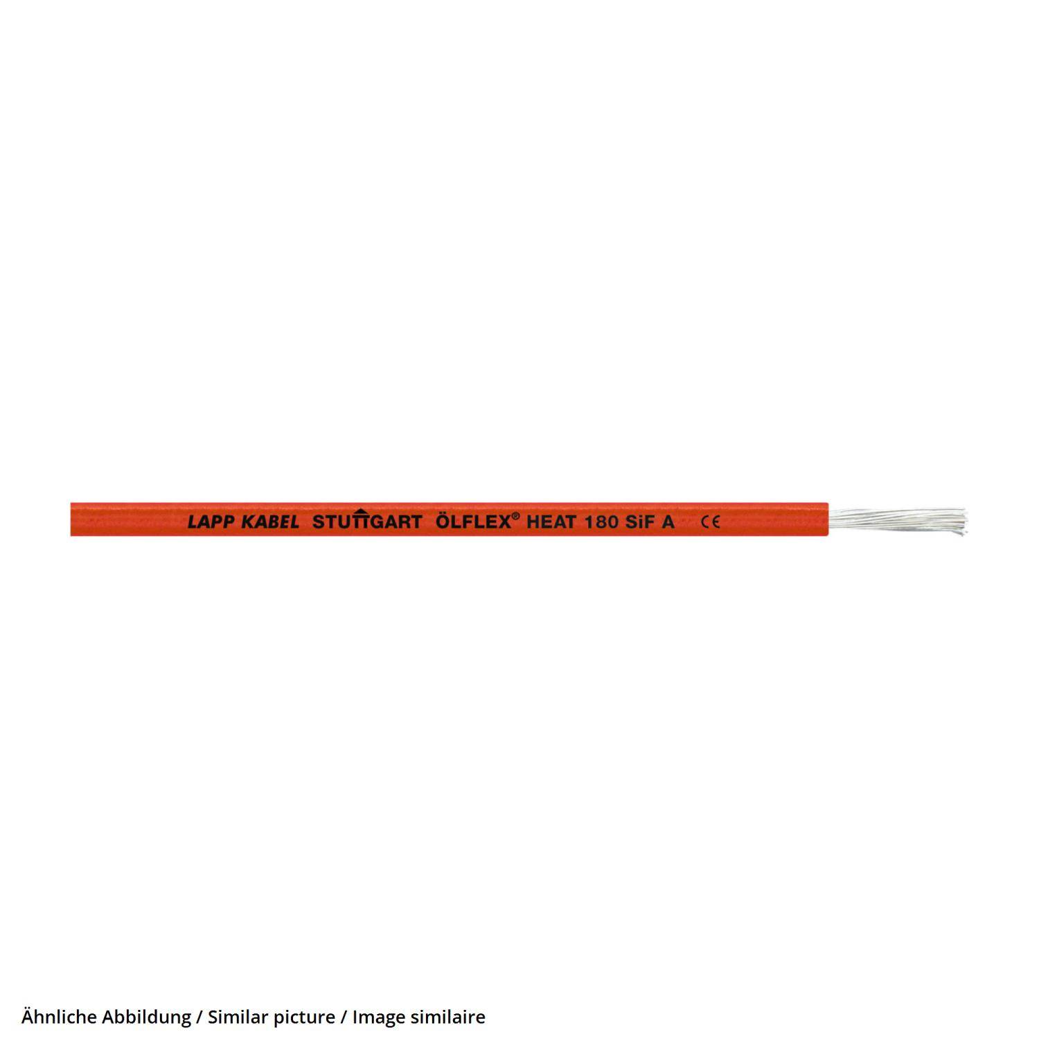 LAPP ÖLFLEX HEAT 180 SiF A 1x1 BK - 100 Meter