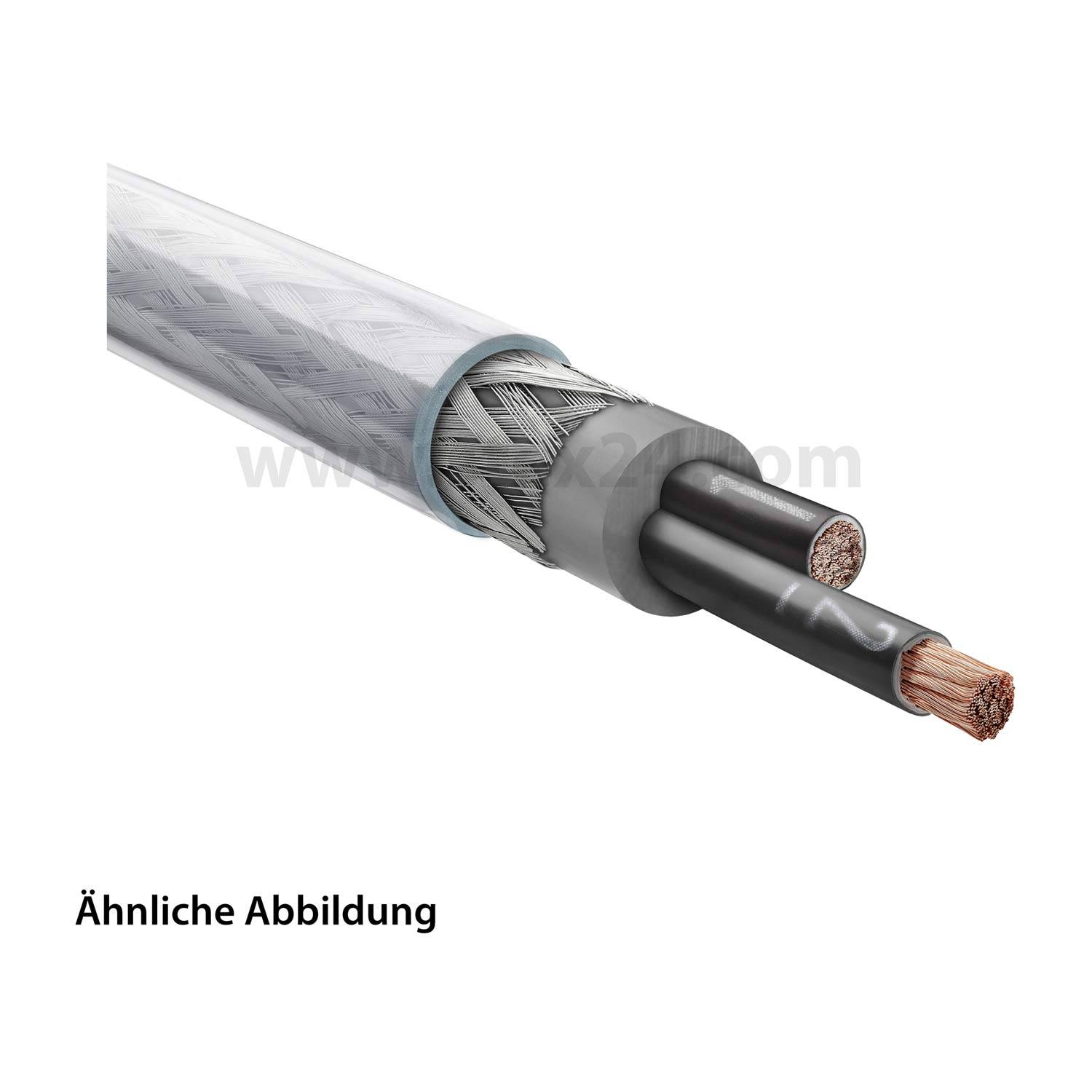 LAPP Stexoflex Steuerleitung SY 2X2,5mm² AD 12,1mm Nennspannung Uo/U 450V/750V - 1 Meter