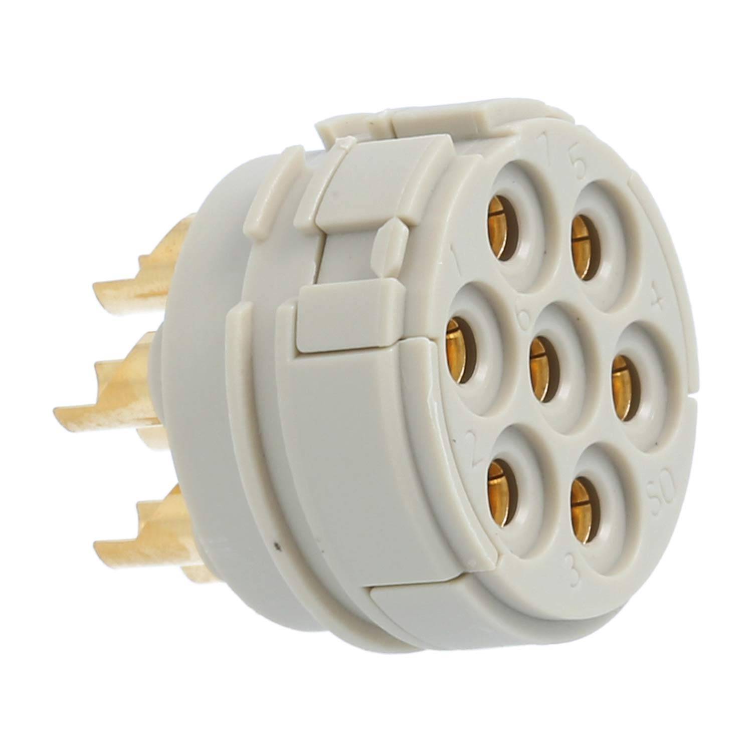 Phoenix Contact M23 RC Löt-Kontakteinsatz Buchse Lötanschluss, Polzahl 7-polig 300V, 20A - 10 Stück