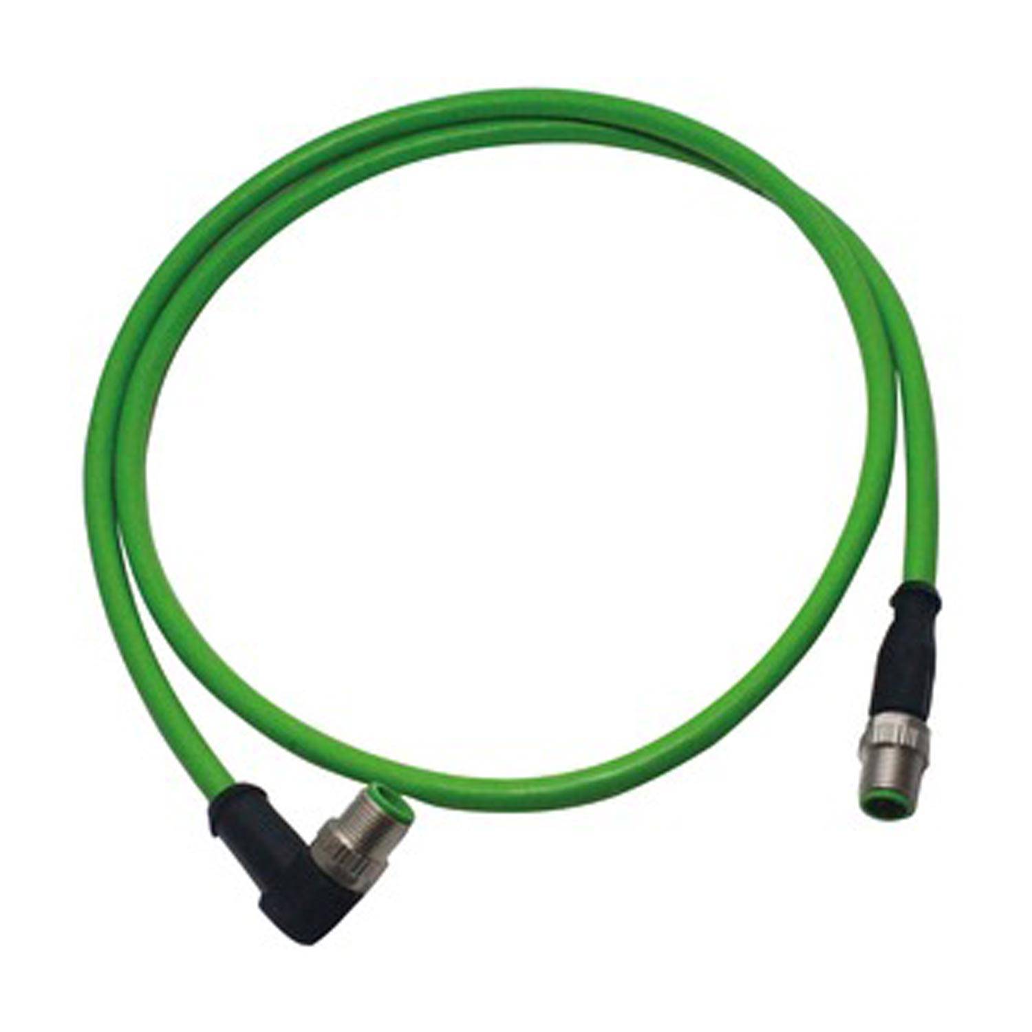 HARTING M12 Kabelkonfektionierung D-cod an/st m/m 1,0m - 10 Stück