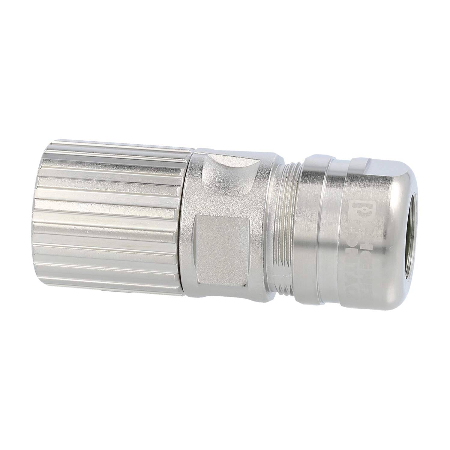 Phoenix Contact M23 RF Kabelsteckverbinder gerade Stift / Buchse Kabelabgang gerade, Klemmbereich 3,0mm - 13,2mm Farbe