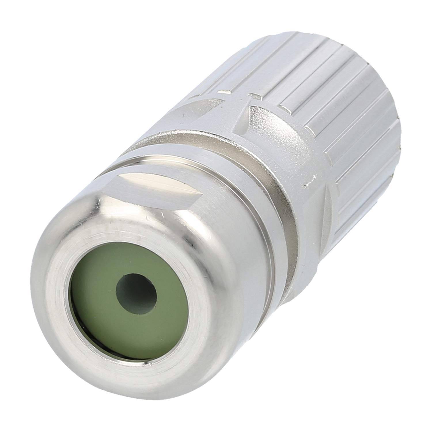 Phoenix Contact M23 RF Kabelsteckverbinder gerade Stift / Buchse Kabelabgang gerade, Klemmbereich 3,0mm - 13,2mm Farbe