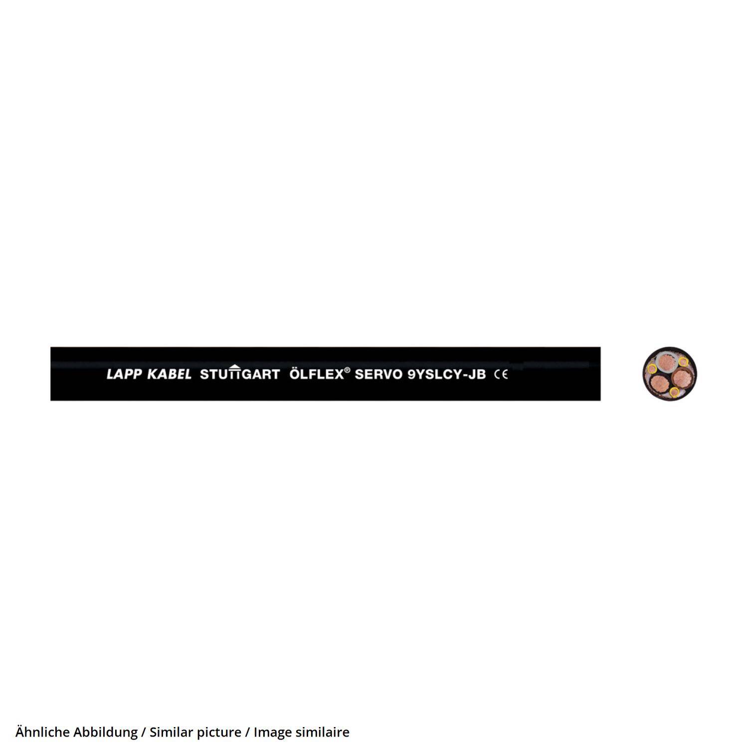ÖLFLEX SERVO 9YSLCY-JB 3X10+3G1,5 BK - 500 Meter