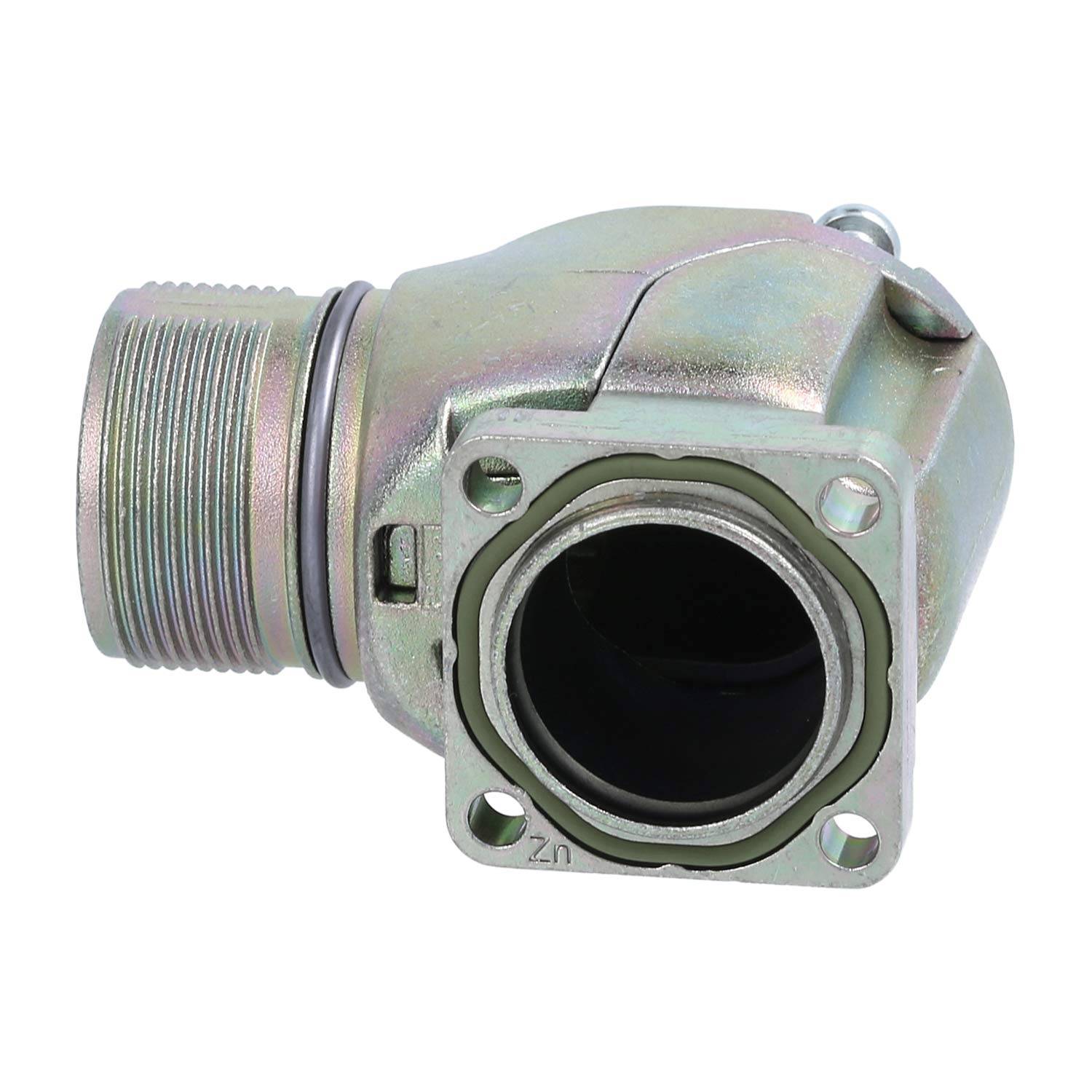 Phoenix Contact M23 RF Gerätesteckverbinder gewinkelt Stift / Buchse Vorderwand Farbe silber - 1 Stück