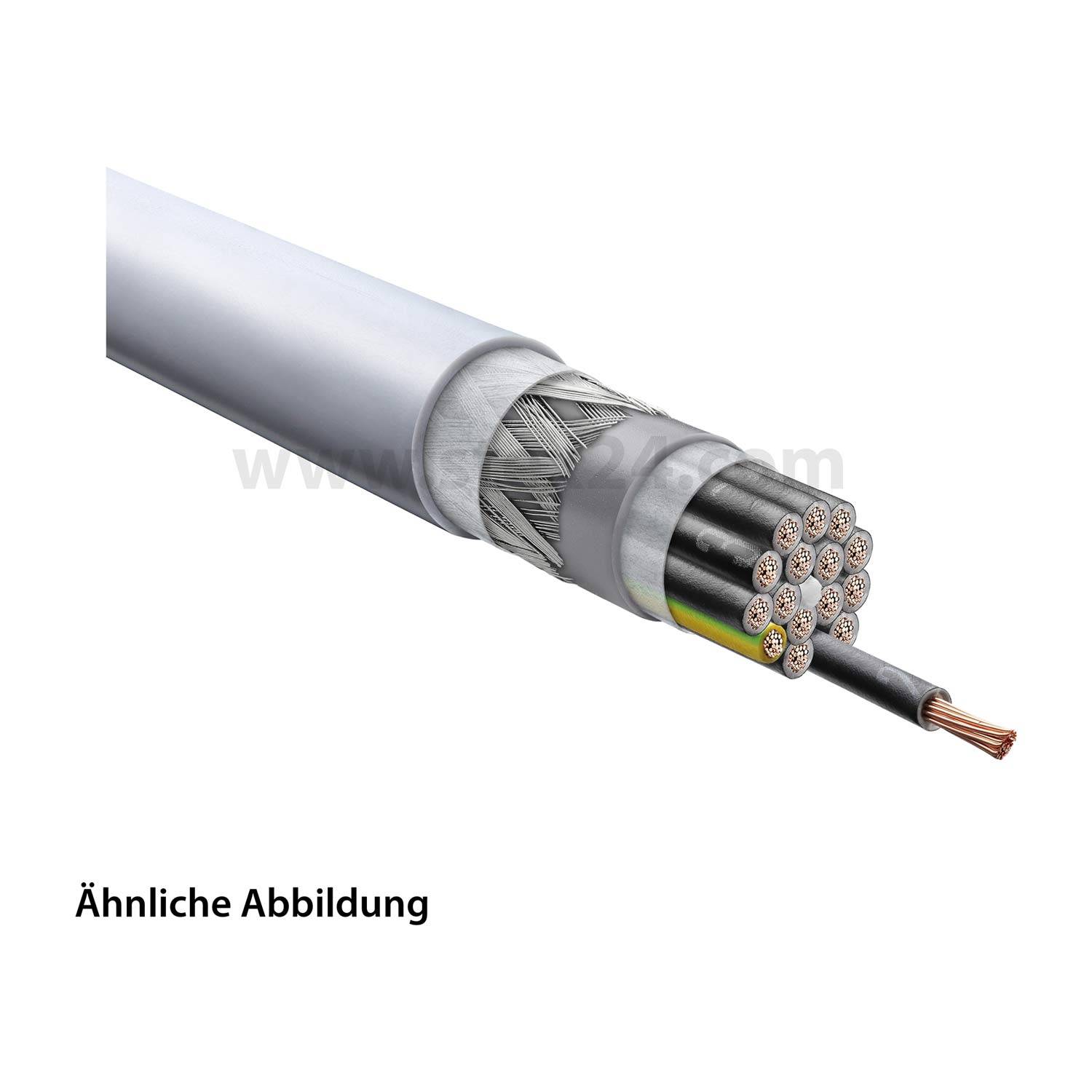LAPP Stexoschlepp Steuerleitung CY 18G0,75mm² AD 14,9mm Nennspannung Uo/U 300V/500V - 50 Meter