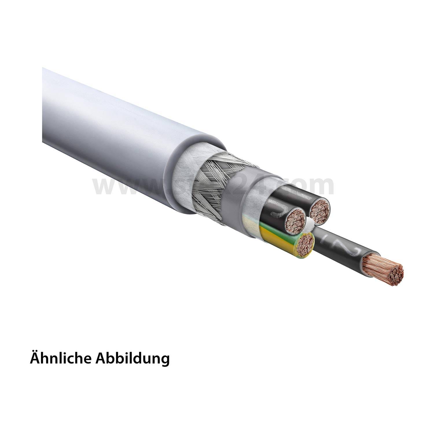 LAPP Stexoschlepp Steuerleitung CY 4G2,5mm² AD 11,8mm Nennspannung Uo/U 300V/500V - 50 Meter