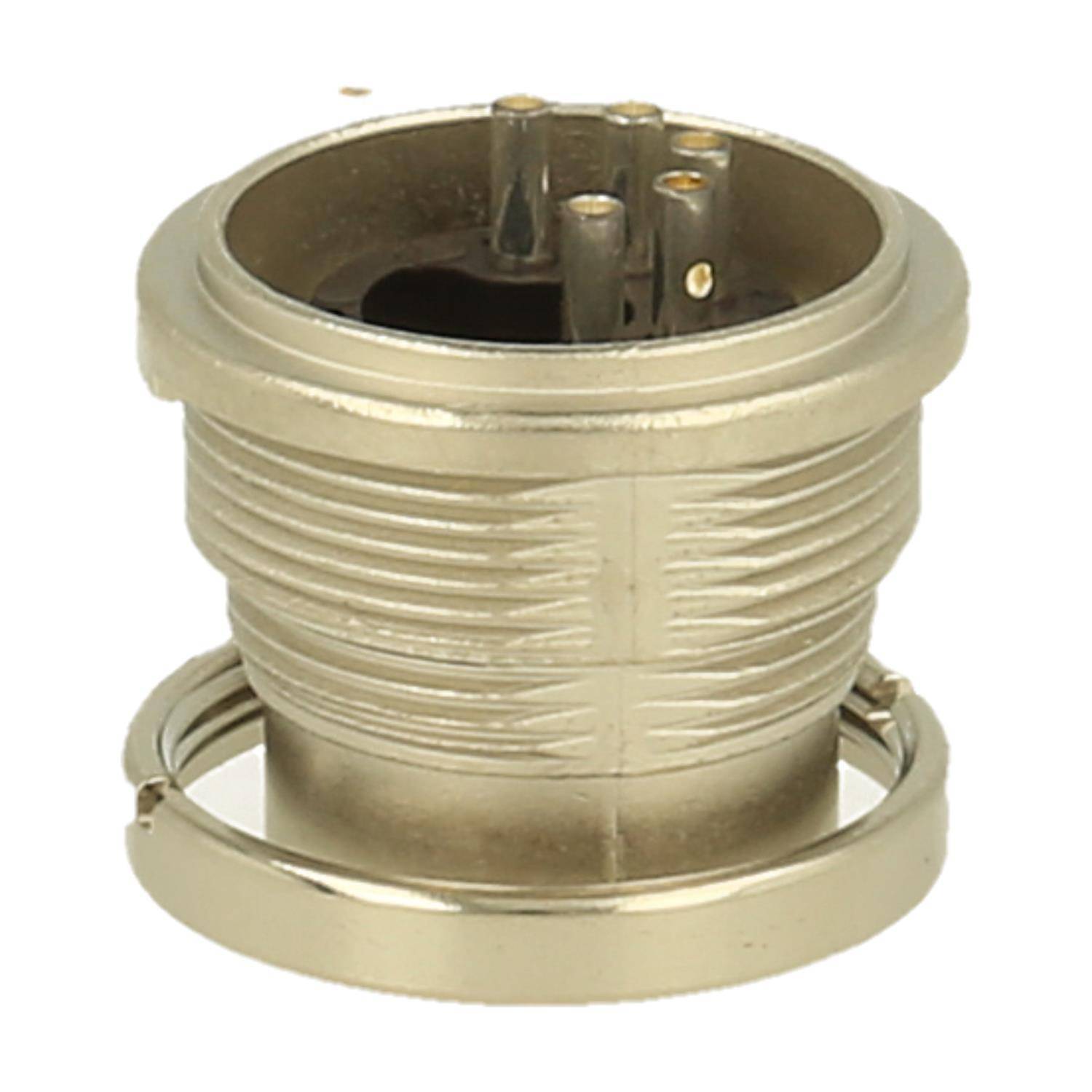 Amphenol Male panel connector 5 pole IP40 solder silver screw locking - 100 Stück