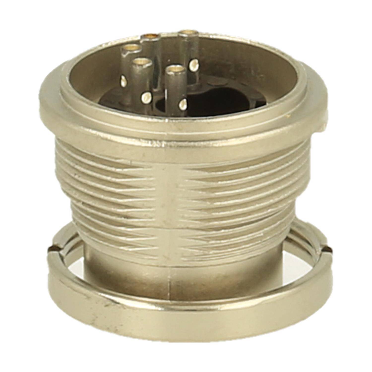 Amphenol Male panel connector 5 pole IP40 solder silver screw locking - 100 Stück