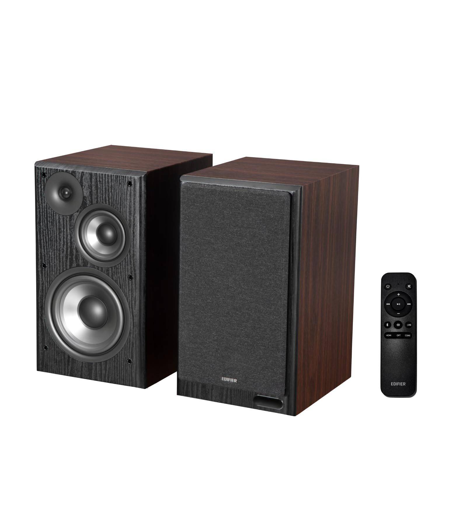 Edifier R2750DB MKII Aktive Regallautsprecher, 144W, Hi-Res Audio, Bluetooth 6.0 – Nussbraun