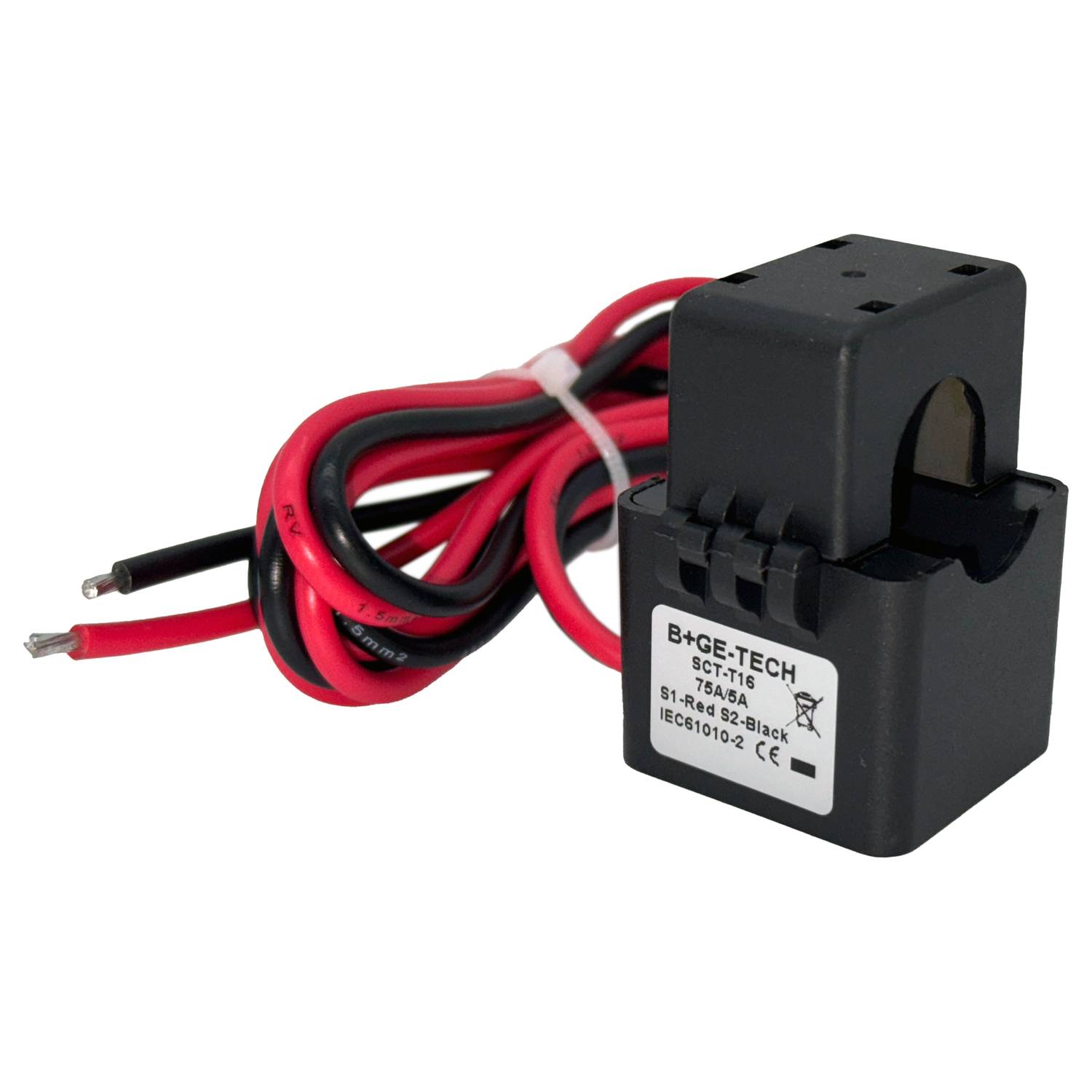 B+G E-Tech Kabelumbauwandler SCT-T16 75/5A Hutschiene kontaktlos