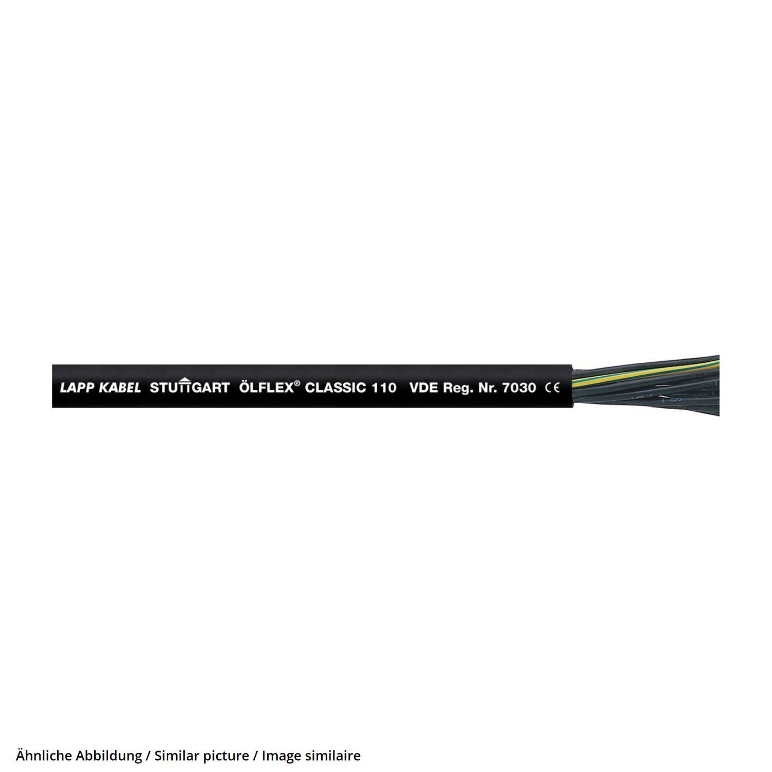 LAPP ÖLFLEX CLASSIC 110 2X2,5 BK - 100 Meter