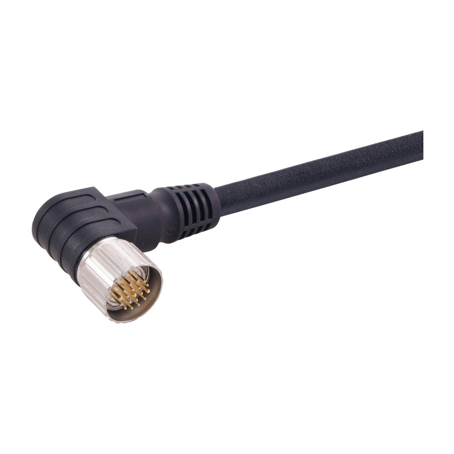 M23 19P MA,Int-thread,ANG PUR cable,5M - 1 Stück