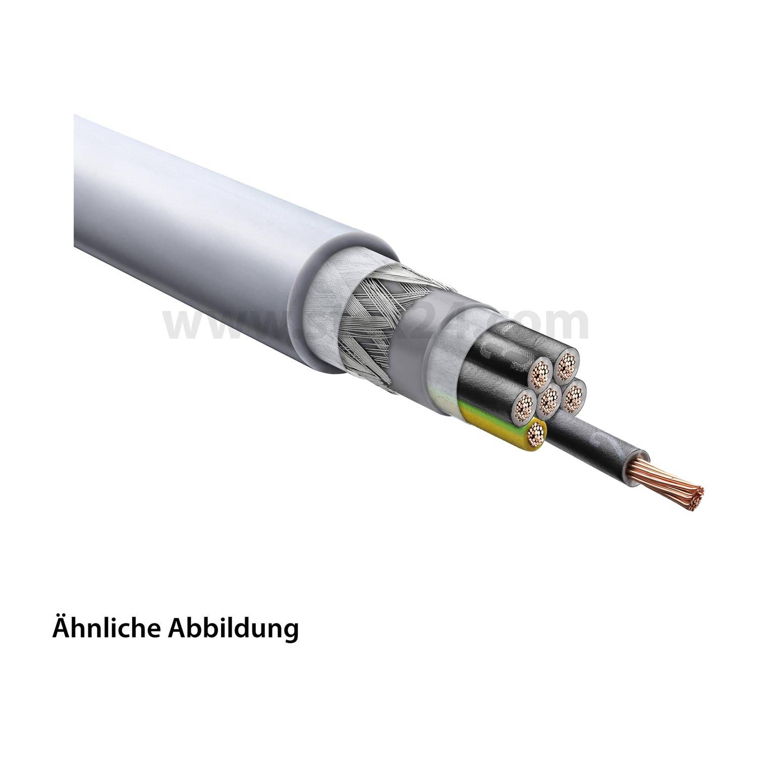 LAPP Stexoschlepp Steuerleitung CY 7G2,5mm² AD 15,8mm Nennspannung Uo/U 300V/500V - 1 Meter