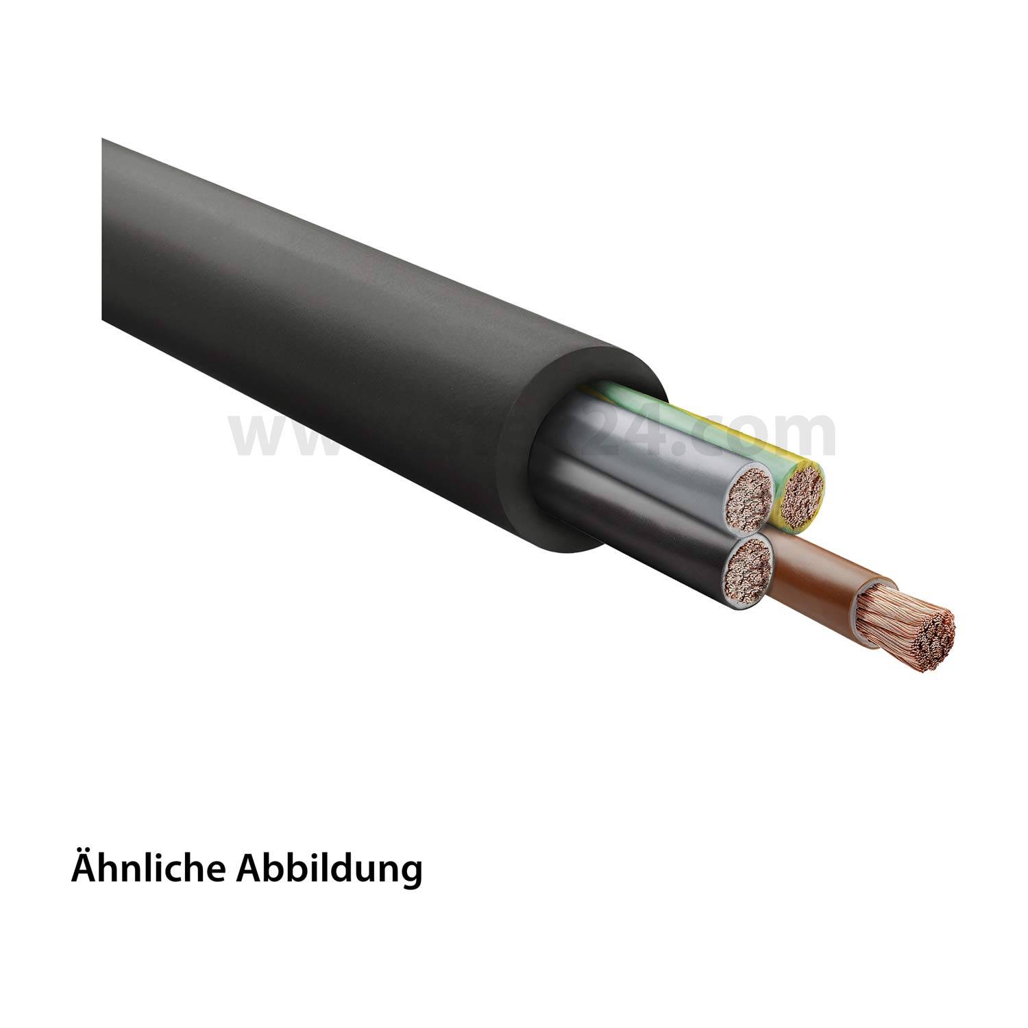 LAPP H07RN-F 4G25mm² Gummischlauchleitung AD 28,9mm - 36,6mm Nennspannung Uo/U 450V/750V - 1 Meter