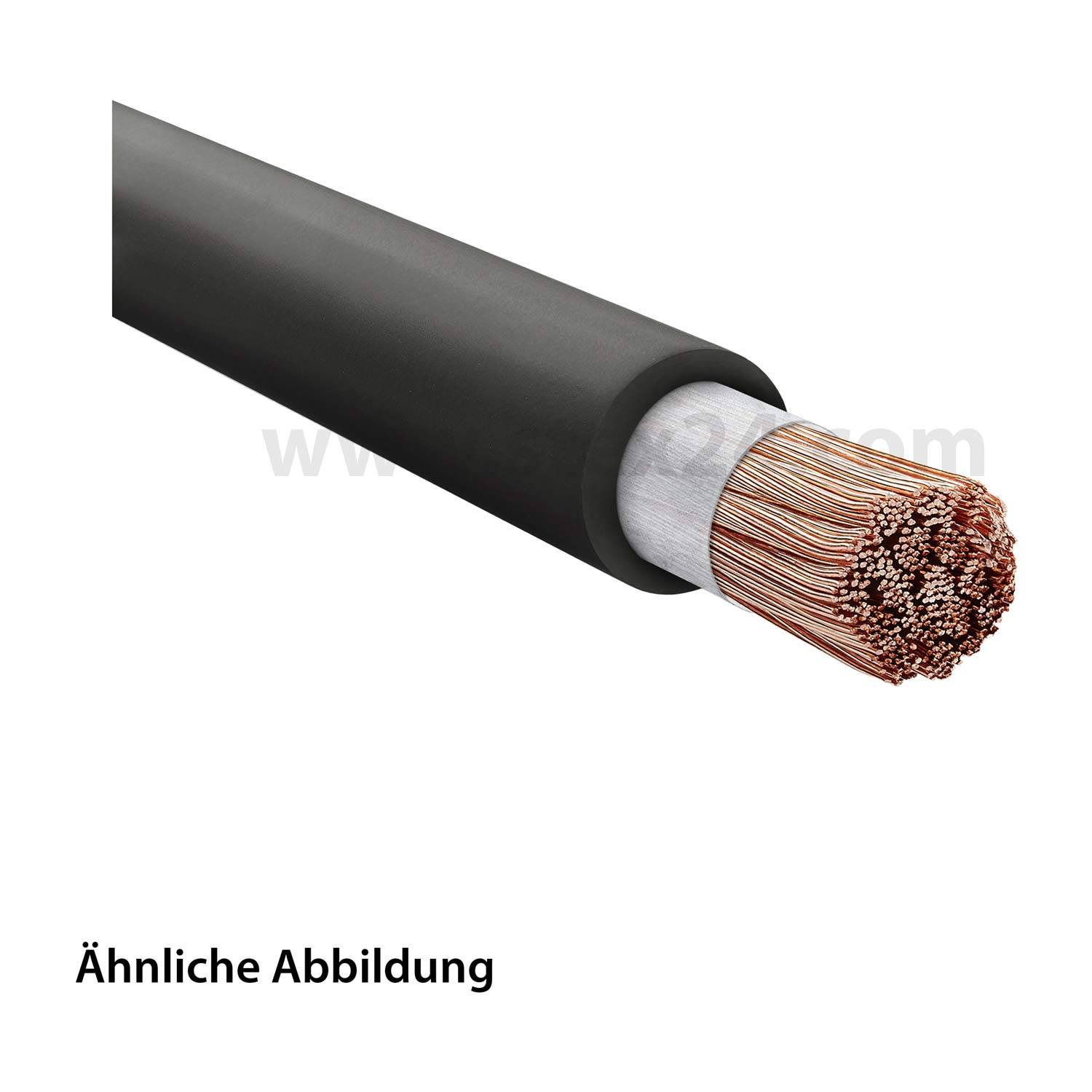 LAPP H01N2-D 1X95mm² Schweißleitung AD 17,1mm - 21,4mm Nennspannung Uo/U 100V/100V - 500 Meter