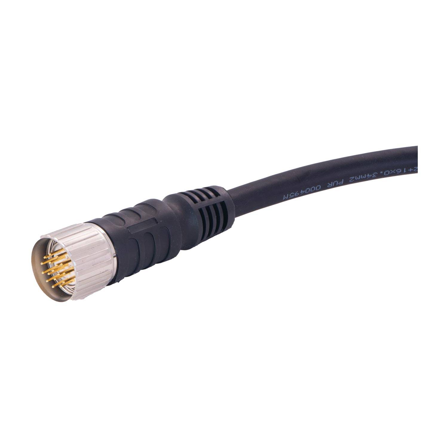 M23 17P MA,Int-thread,STR PUR cable,5M - 1 Stück