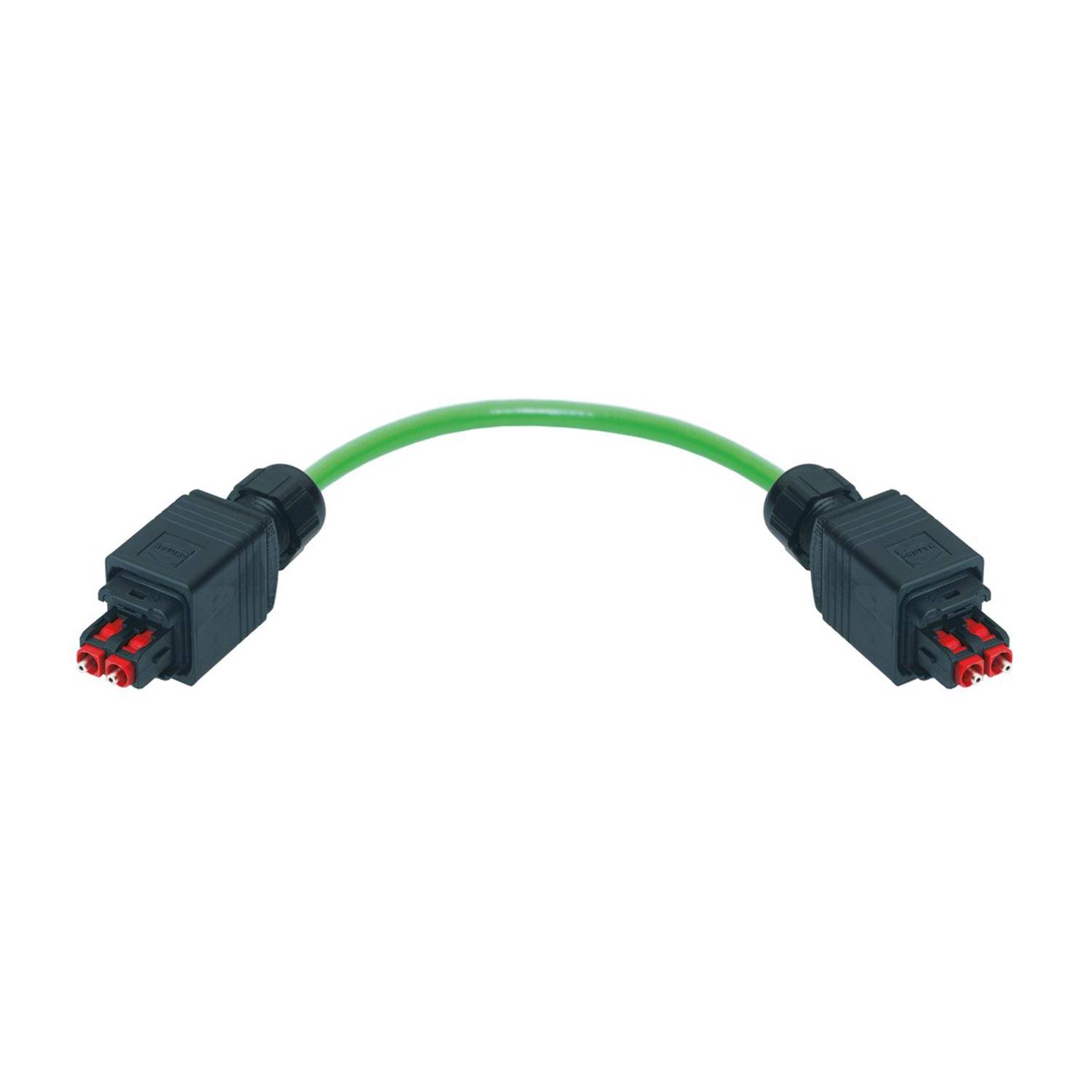 HARTING LWL-KABEL ASSY-1M-2xPP SCRJ MM POF - 1 Pack