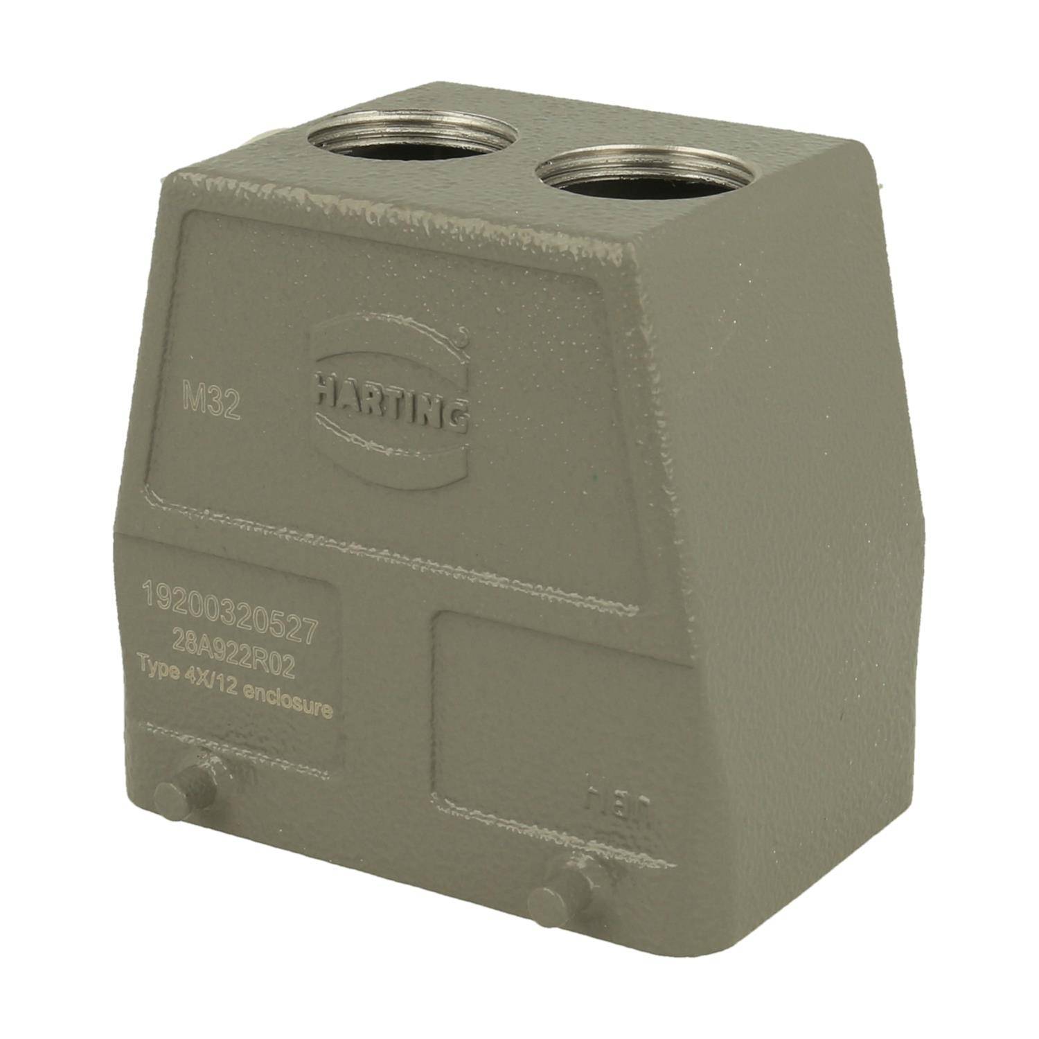 32A Tüllengehäuse seitlich 1 x M32 mit Blindstopfen verschlossen 2 x M25 oben - 1 Stück