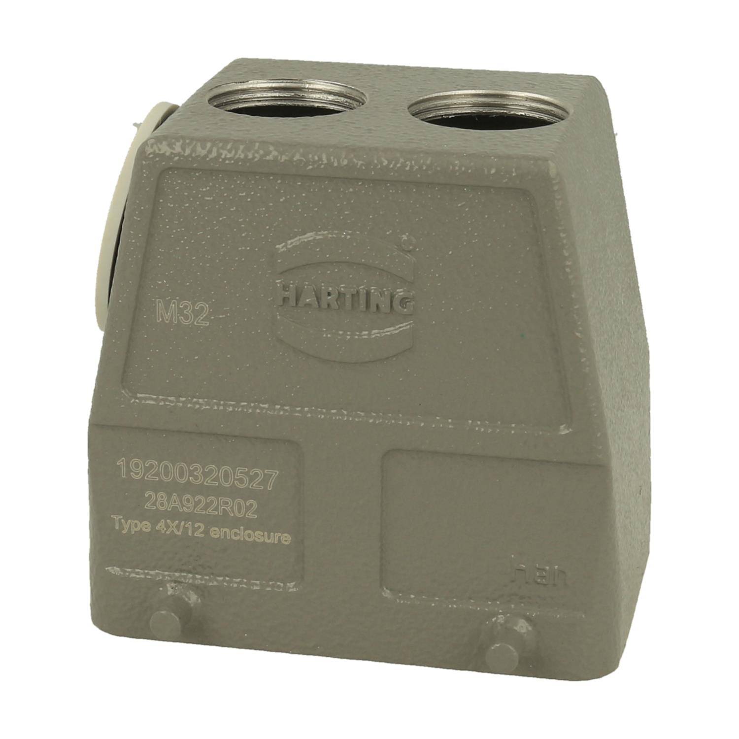 32A Tüllengehäuse seitlich 1 x M32 mit Blindstopfen verschlossen 2 x M25 oben - 1 Stück