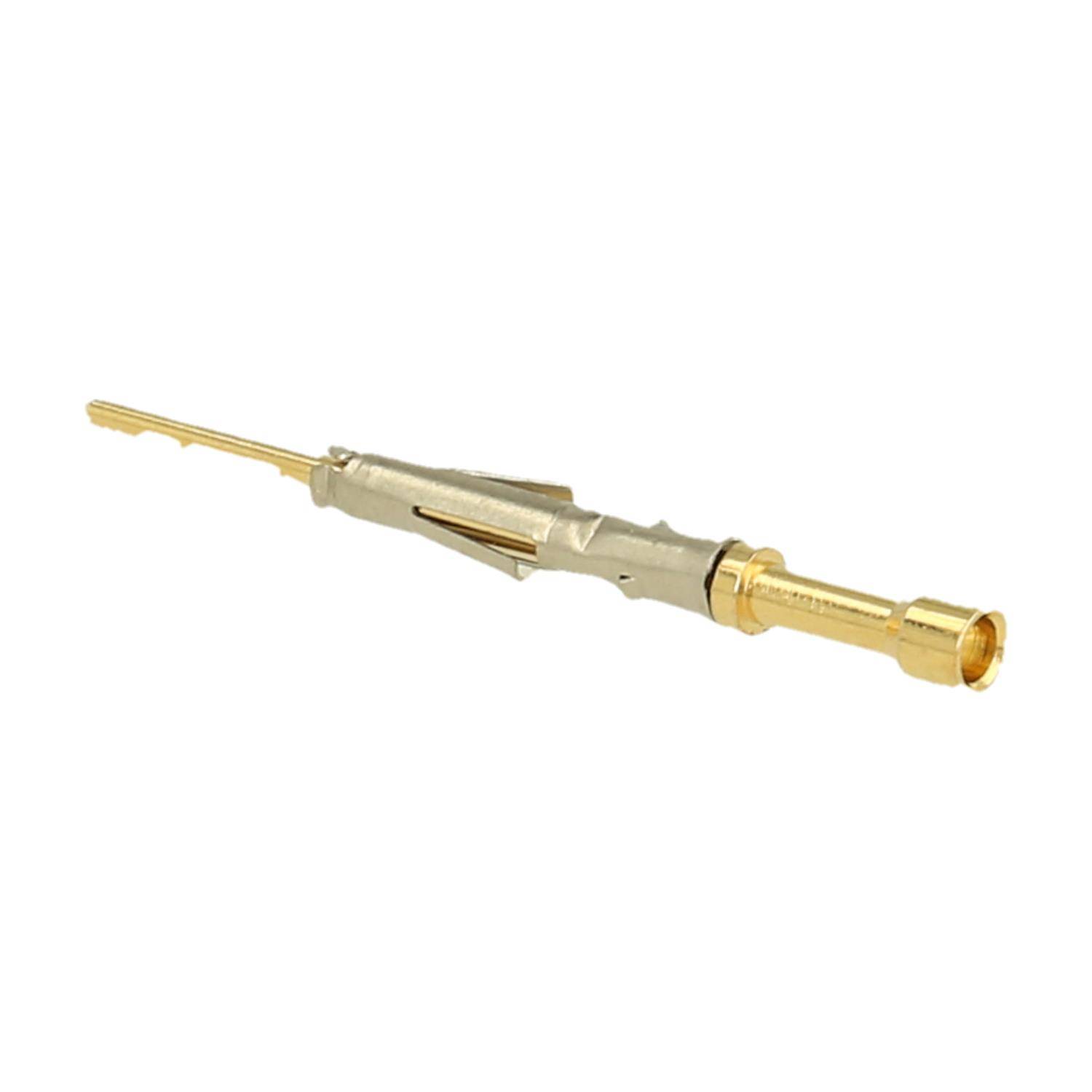 Amphenol RT360 Machined 20 Awg Contact, 26-24Awg Wire Range, Pin, Gold Plate, - 1000 Stück