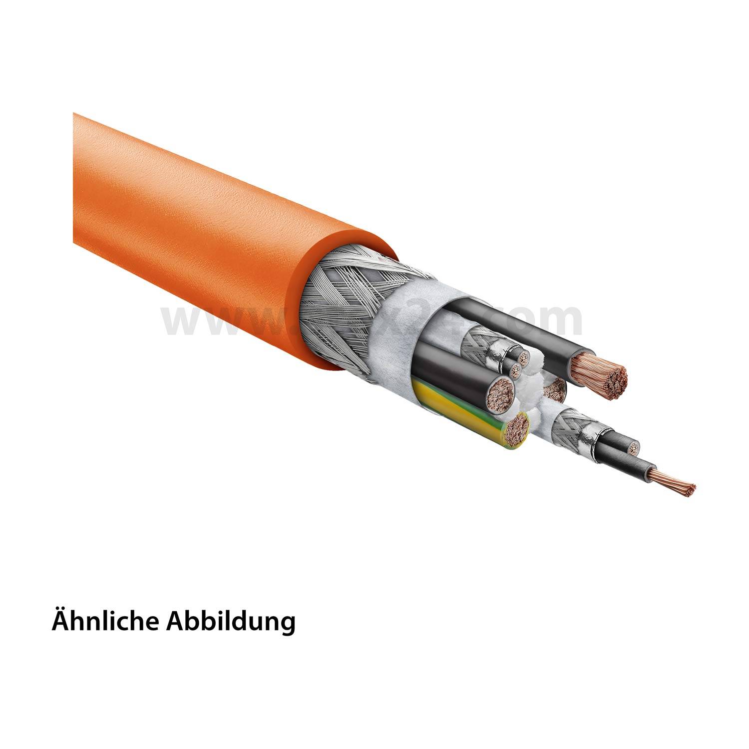 LAPP Stexoschlepp Servo CP 4G4mm²+2x1mm²+2x1,5mm² Außendurchmesser 16,3mm Nennspannung Uo/U 600V/1000V nach UL/CSA