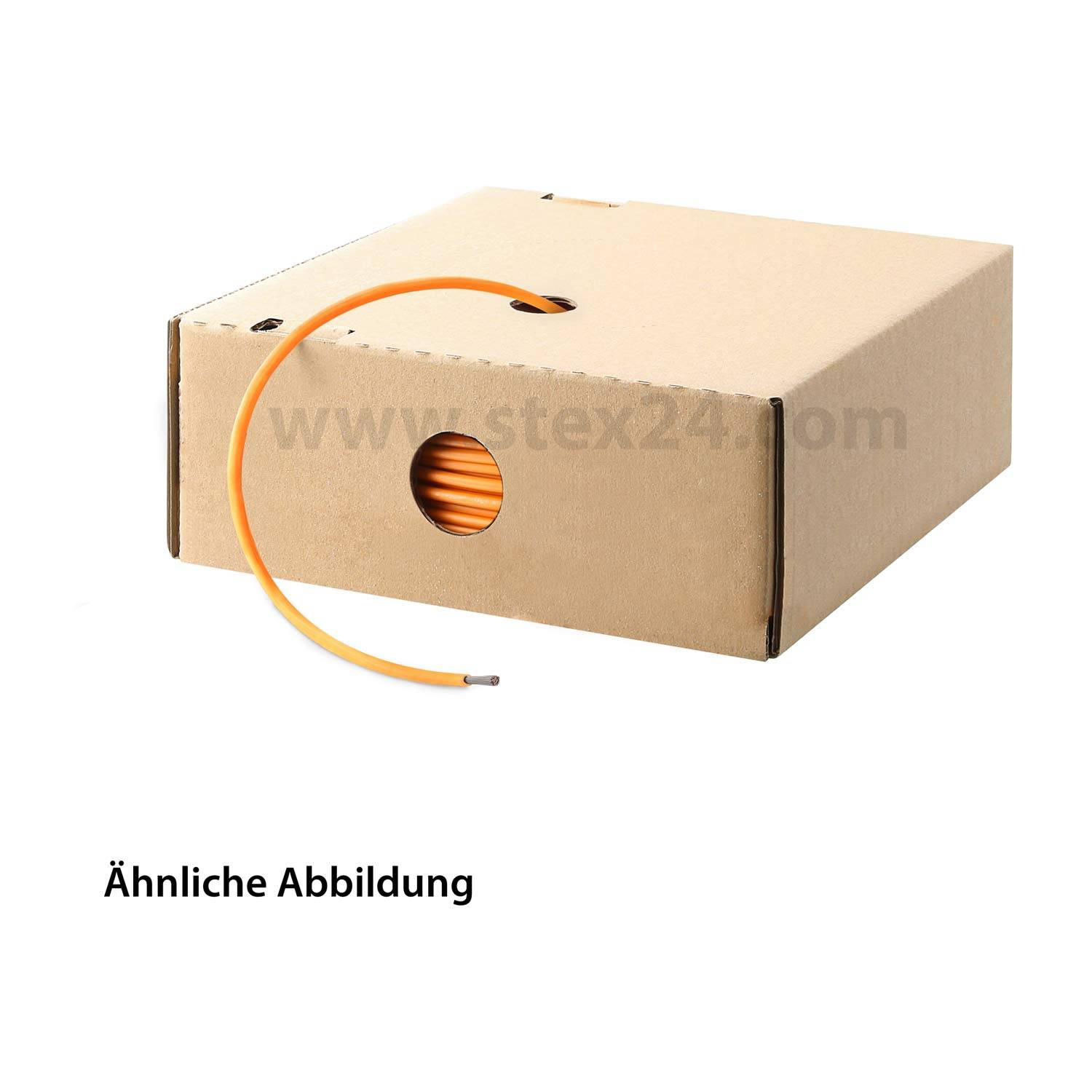 HELU KABEL H05Z-K 90°C 1X0,5mm² OG (orange) Einzelader halogenfrei orange AD 2,6mm VPE 100,0 Meter Nennspannung Uo/U