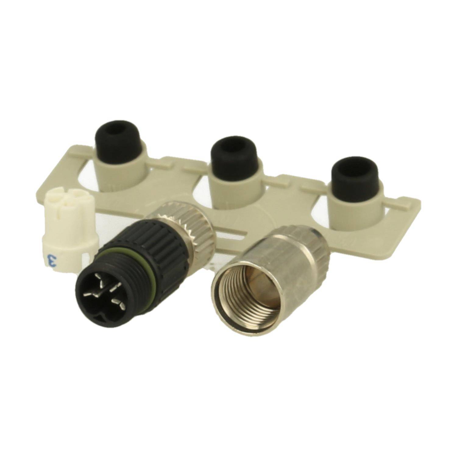 HARTING Harax M8-S 4polig Buchse ipf - 50 Stück