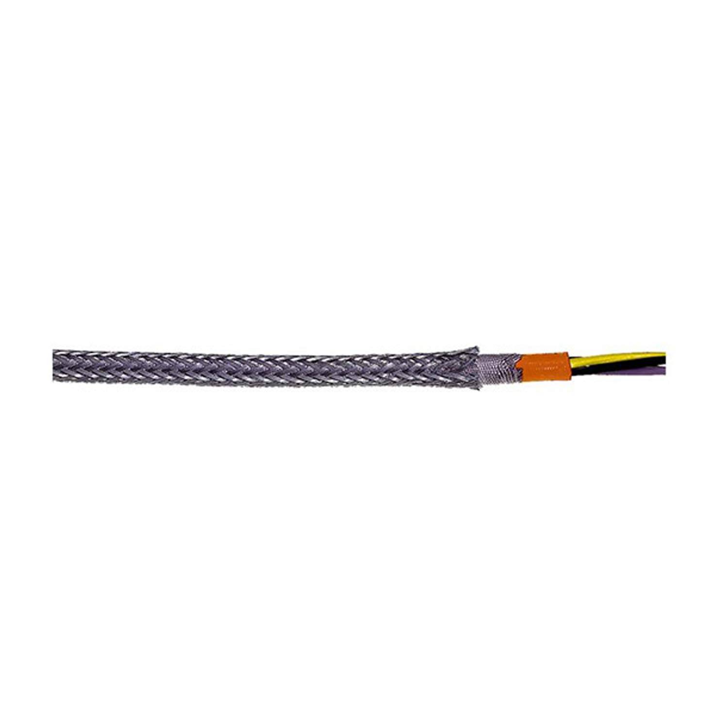 LAPP Stexotherm 180 GLS 7G0,75mm² mit Stahldrahtgeflecht AD 10,4mm Nennspannung Uo/U 300V/500V - 1 Meter