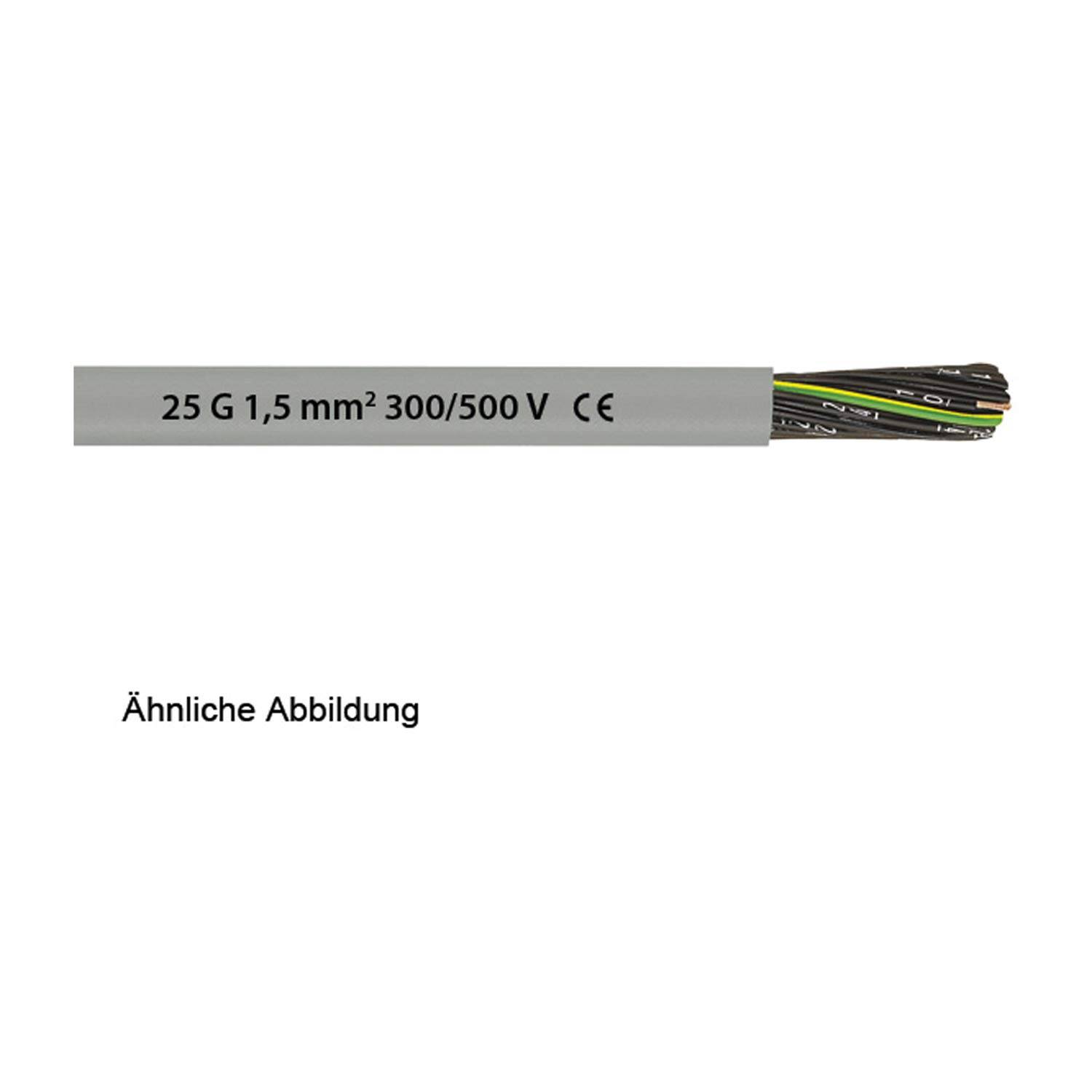 LAPP Stexoflex Steuerleitung Y 5G25mm² AD 26,4mm Nennspannung Uo/U 300V/500V - 500 Meter
