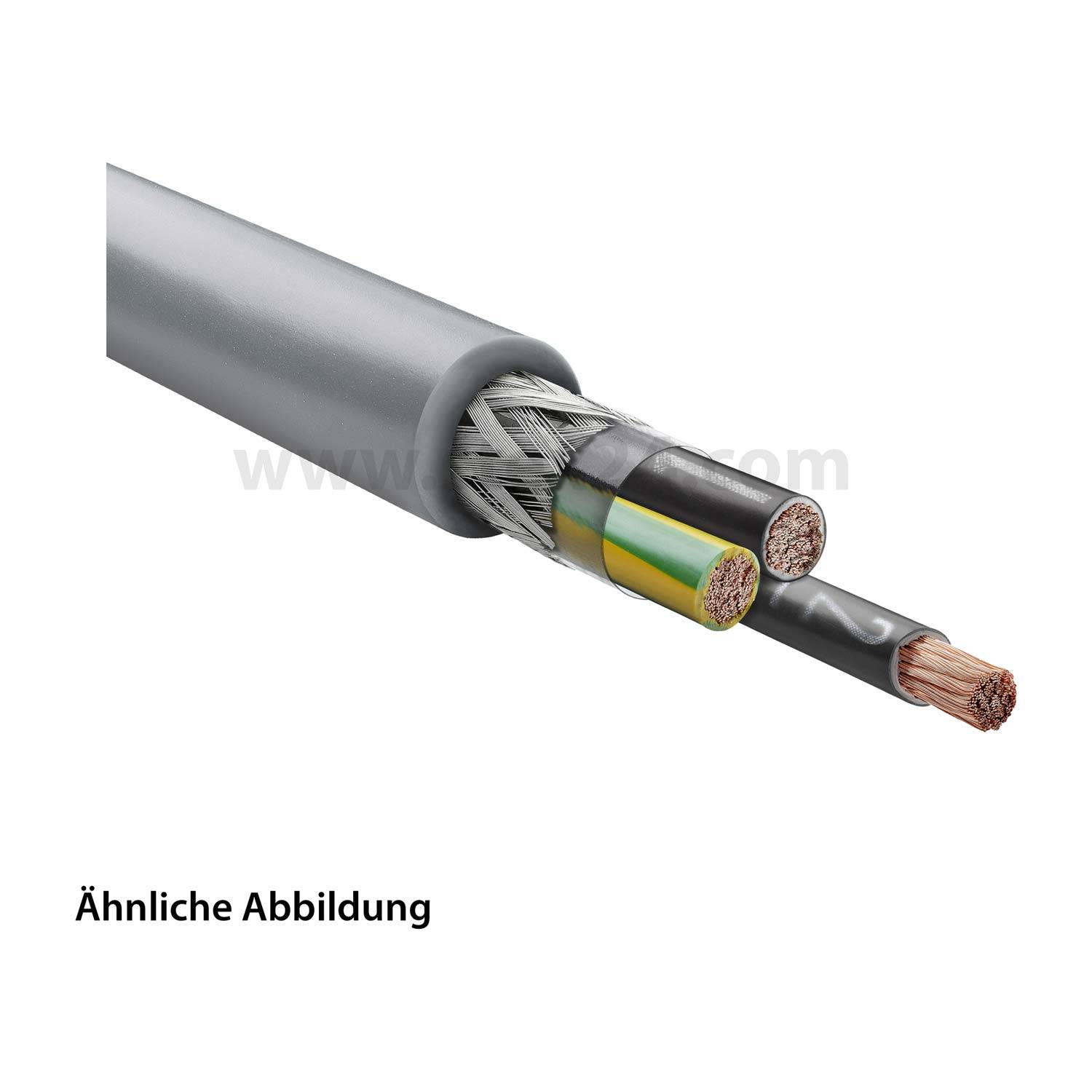 LAPP Stexoflam Steuerleitung CH 3G2,5mm² halogenfrei AD 9,1mm Nennspannung Uo/U 300V/500V - 50 Meter