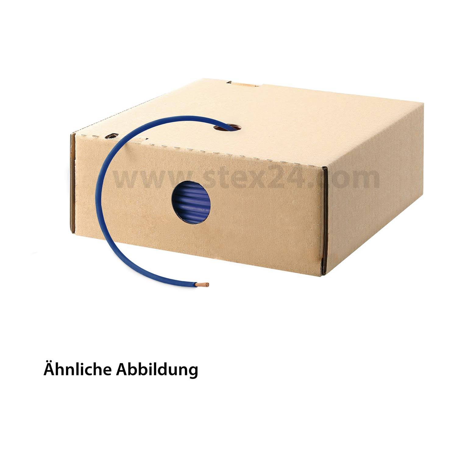 HELU KABEL H07Z-K 90°C 1X2,5mm² DBU (dunkelblau) Einzelader halogenfrei dunkelblau AD 4,3mm VPE 100,0 Meter