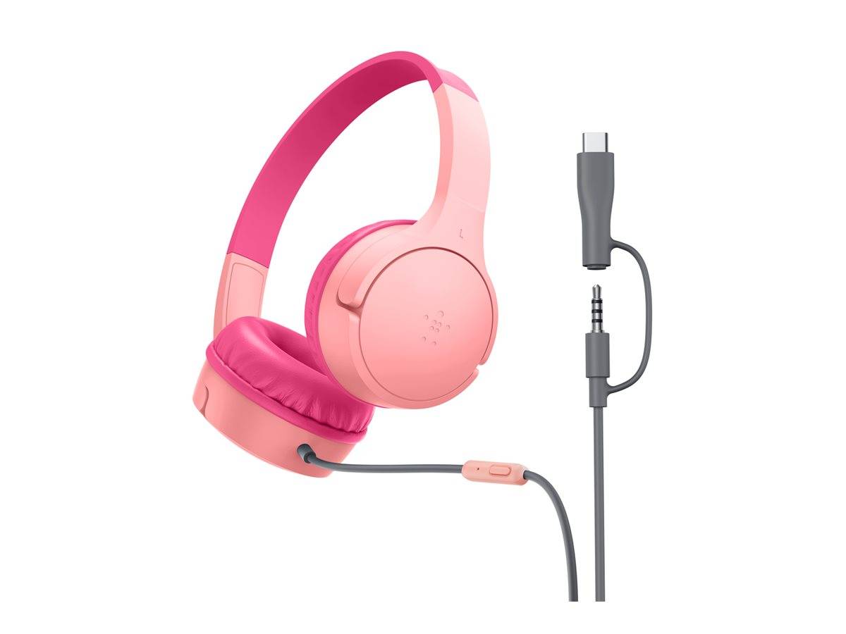 Belkin SoundForm Mini - Kopfhörer mit MikrofonOn-Ear - kabelgebunden - 3,5 mm