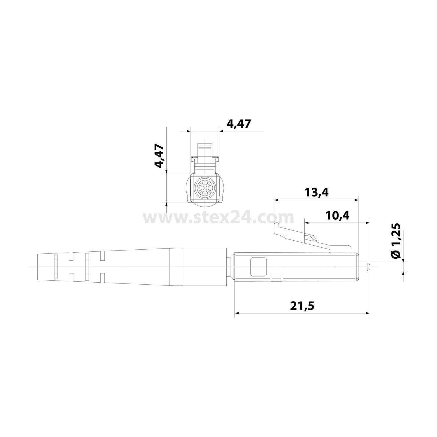 HARTING LC-Kontakt LC-Single Kontakt Stift/Buchse 1 Stück Steckzyklen >=500 - 1 Stück