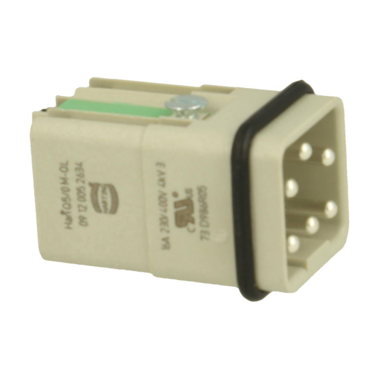 HARTING Han Q5/0 Stifteinsatz (M) Quick-Lock-Anschluss, 5-polig+PE 230V/400V, 16A - 1 Stück