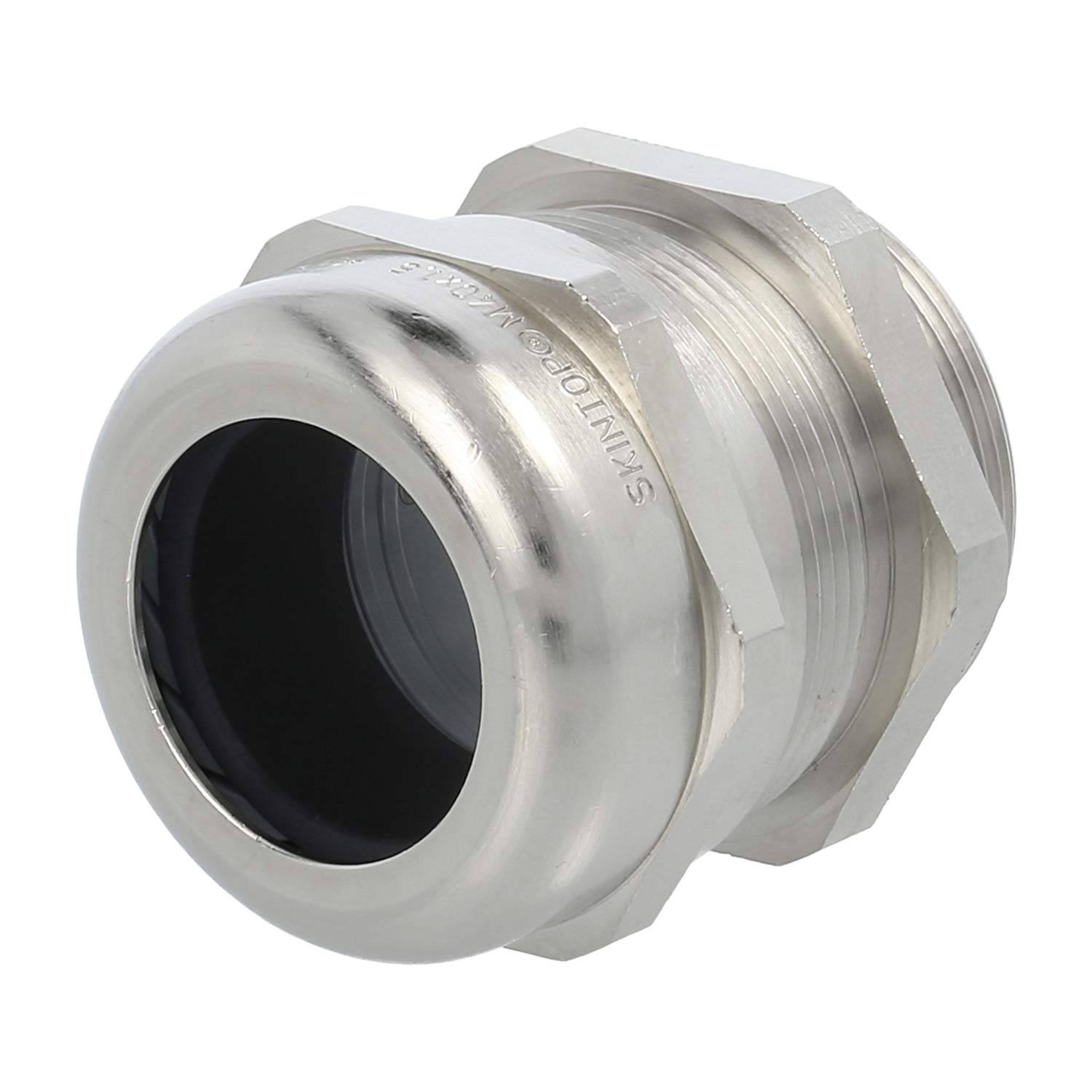 LAPP Verschraubung EMV M40x1,5 SSC-M40 Messing (CuZn) vernickelt Gewindelänge 9,0mm - 1 Stück