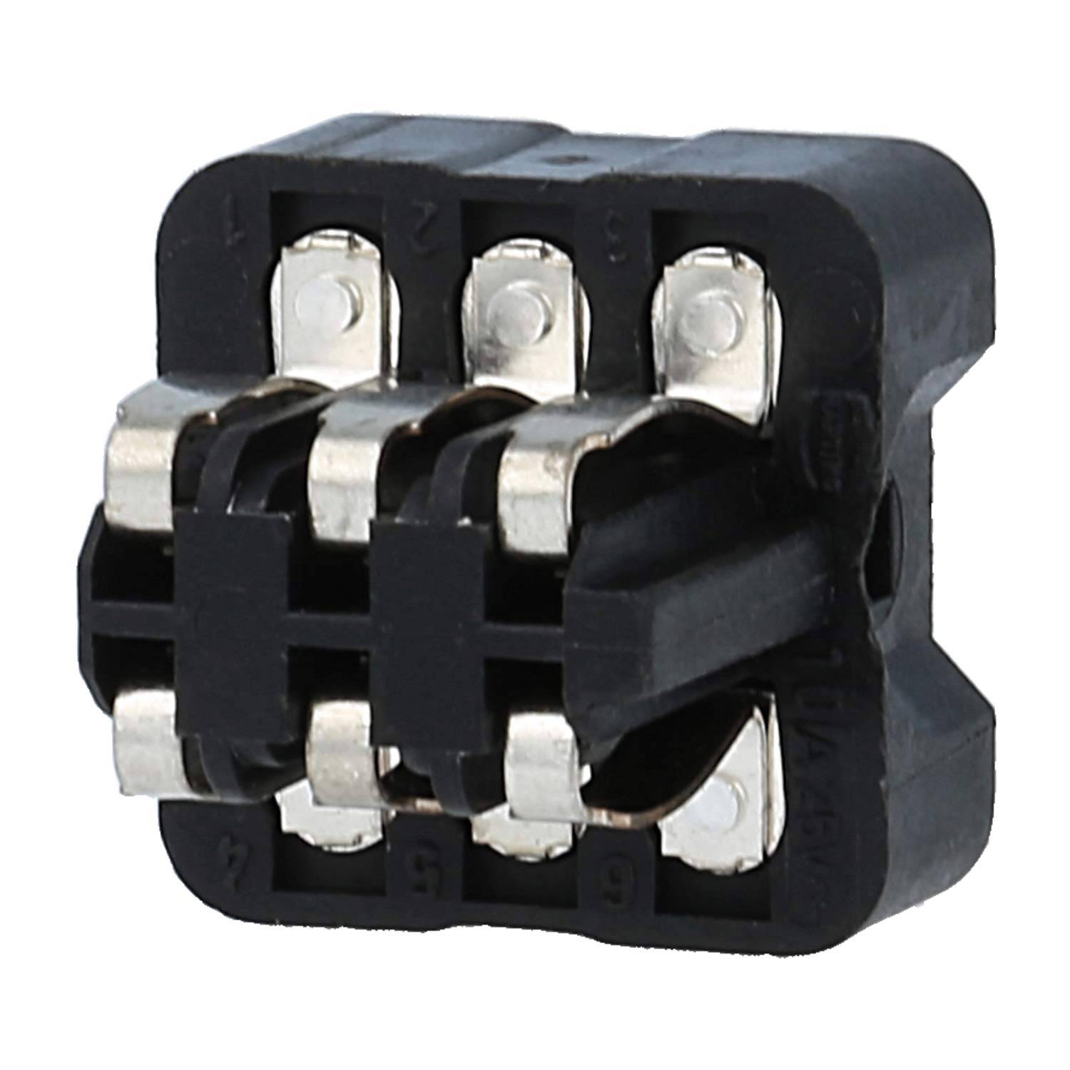 HARTING Han STAF6 Federeinsatz (M) Schraubanschluss, 6-polig AC 25V / DC 60V, 10A - 1 Stück
