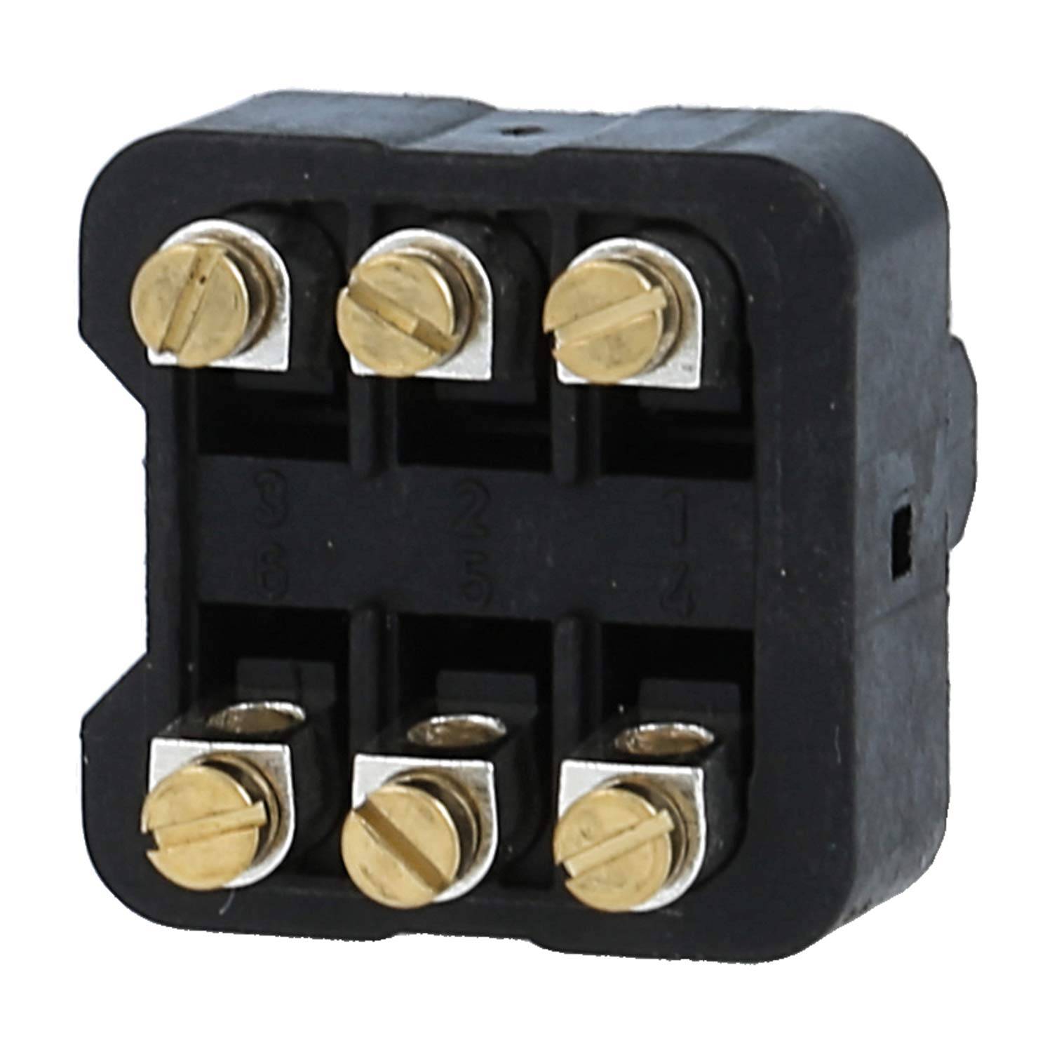 HARTING Han STAF6 Federeinsatz (M) Schraubanschluss, 6-polig AC 25V / DC 60V, 10A - 1 Stück