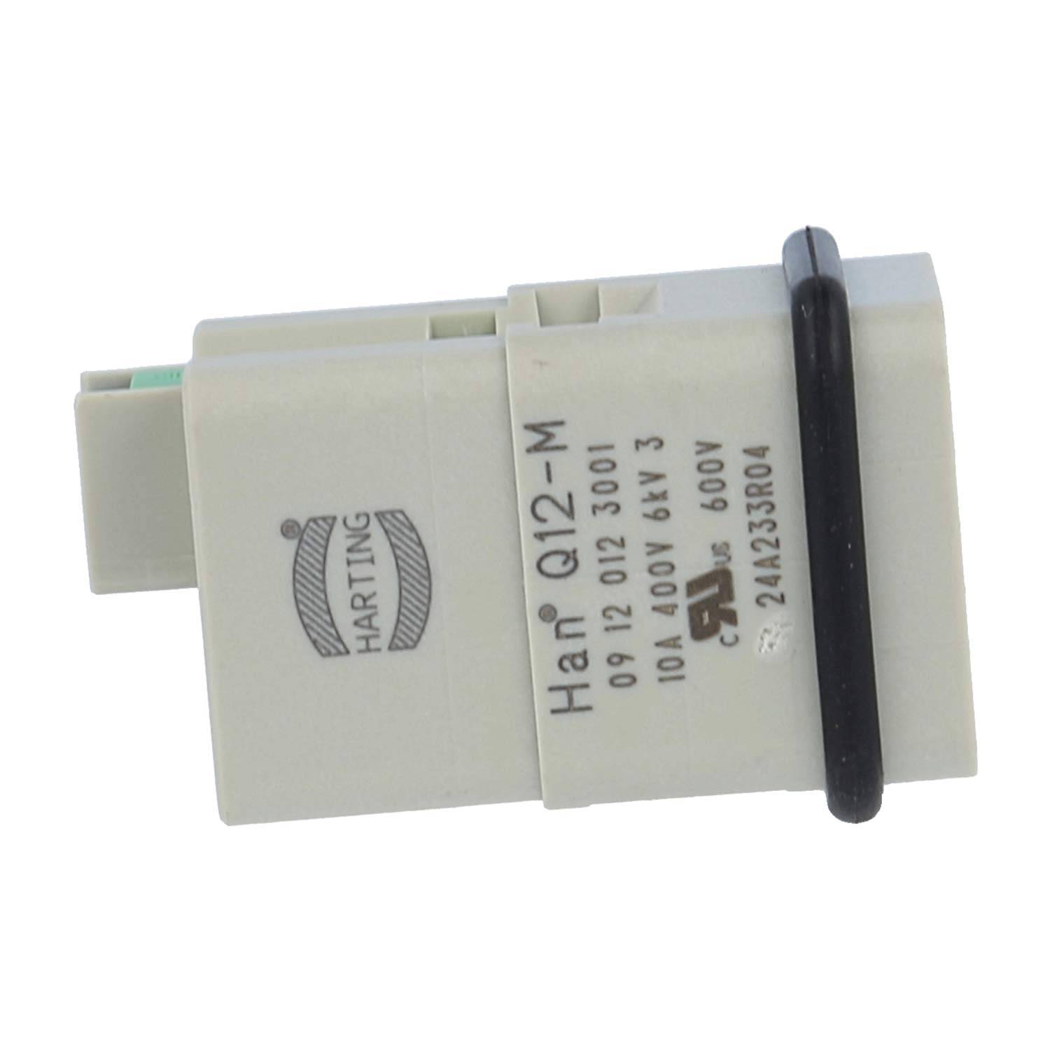 HARTING Han Q12/0 Stifteinsatz (M) Crimp- / Quick-Lock-Anschluss (PE), 12-polig+PE 400V, 10A - 1 Stück
