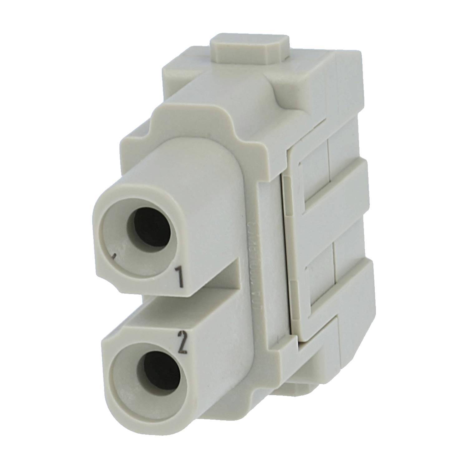 HARTING Han 40 Ampere Modul Buchseneinsatz (F) Crimpanschluss, 2-polig 1000V, 40A - 1 Stück