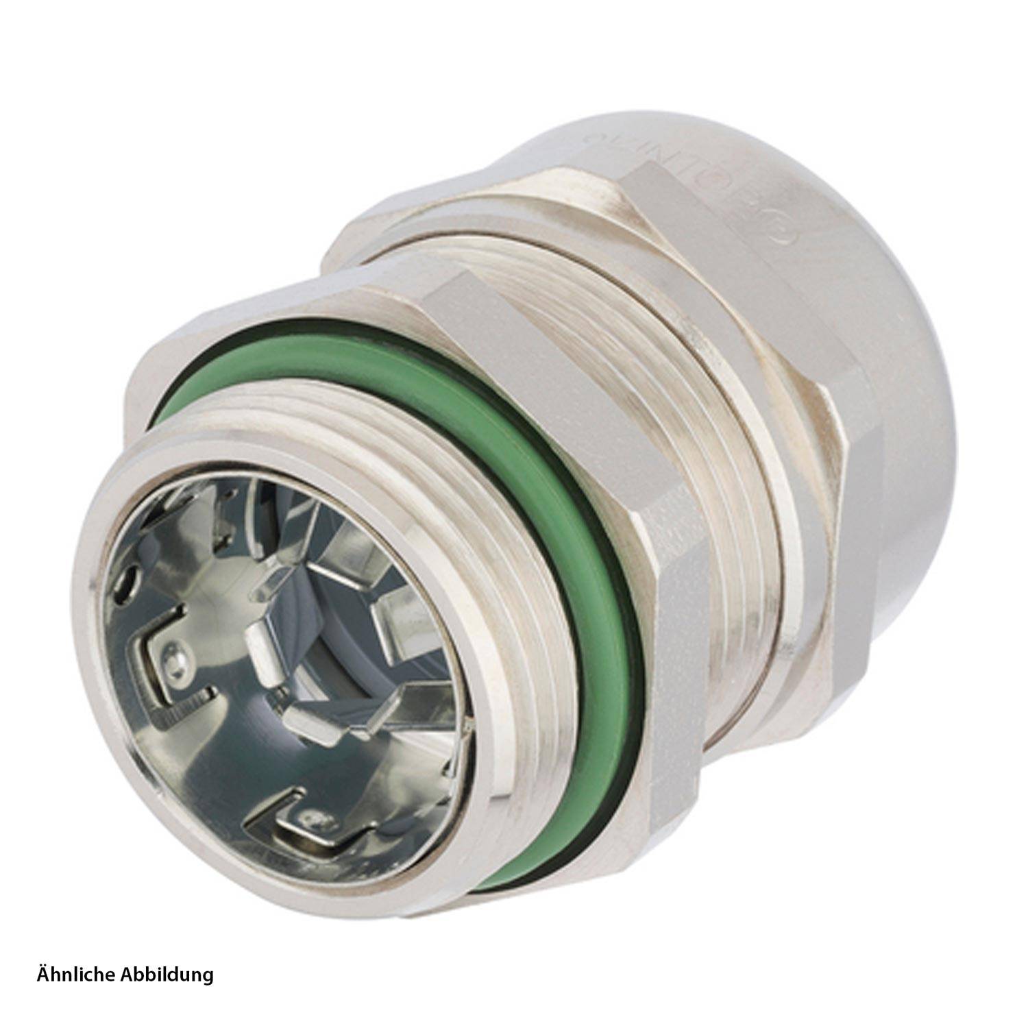 LAPP Verschraubung halogenfrei EMV M25x1,5 Messing (CuZn) vernickelt Gewindelänge 8,0mm - 1 Stück