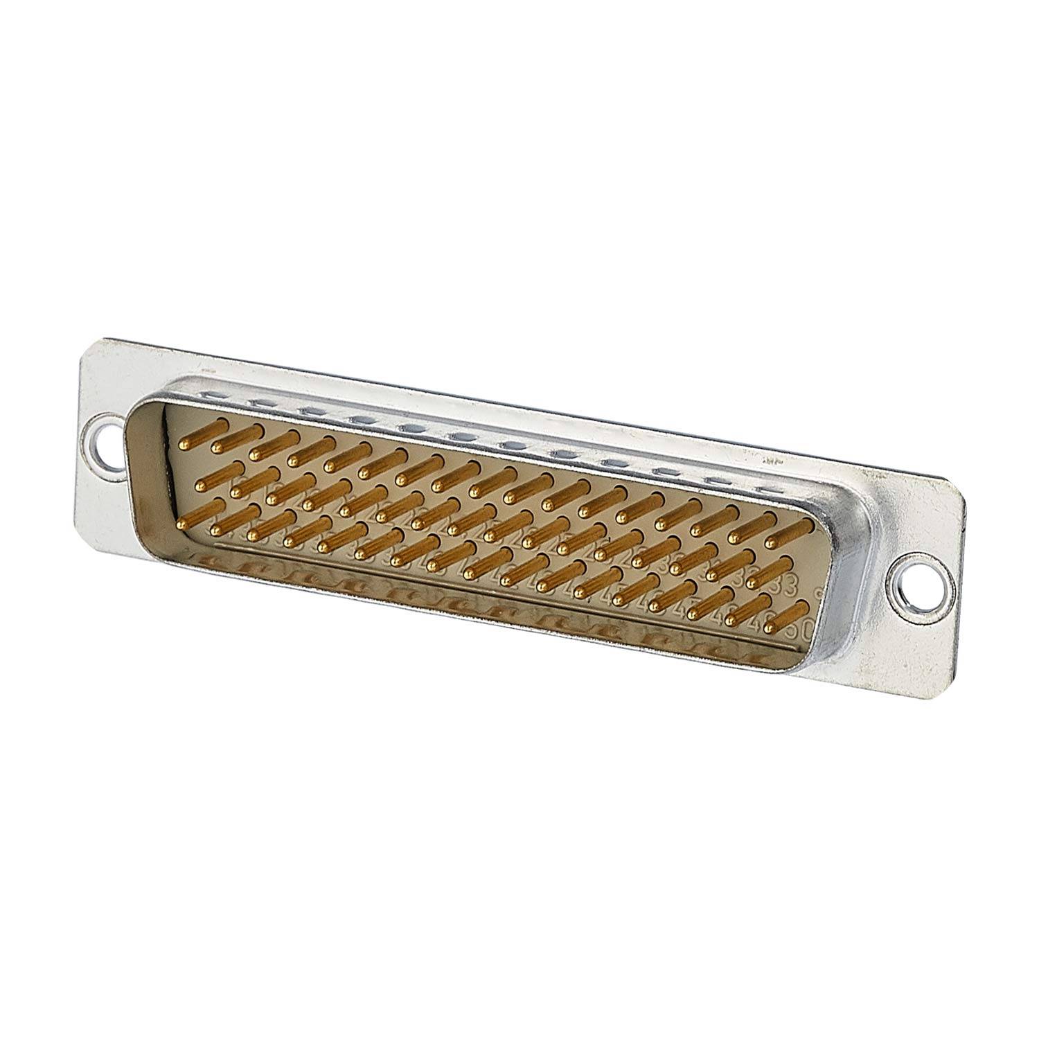 HARTING D-Sub Stifteinsatz (M) passend für D-Sub Gehäuse Baugröße 50 50-polig Handlötanschluss - 1 Stück