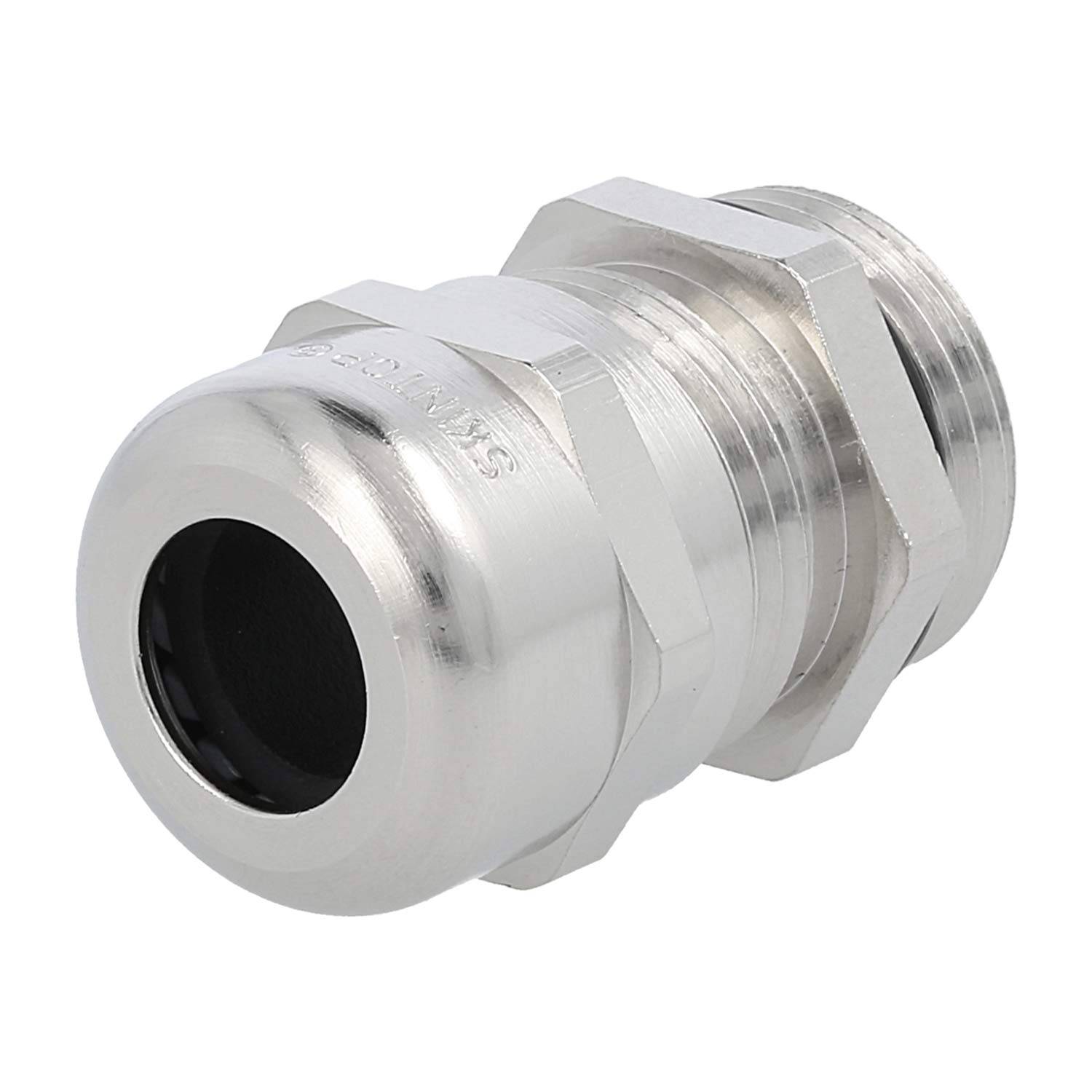 LAPP Verschraubung PG11x1,41 SMS-PG11 Messing (CuZn) vernickelt Gewindelänge 6,0mm - 1 Stück