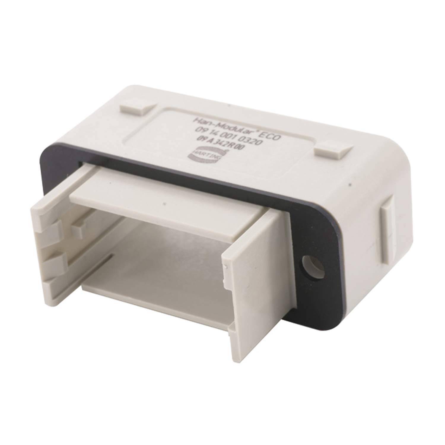 HARTING Han Modular ECO Anbaugehäuse für 2 Klammern (am Oberteil) Schutzart IP65 - 1 Stück