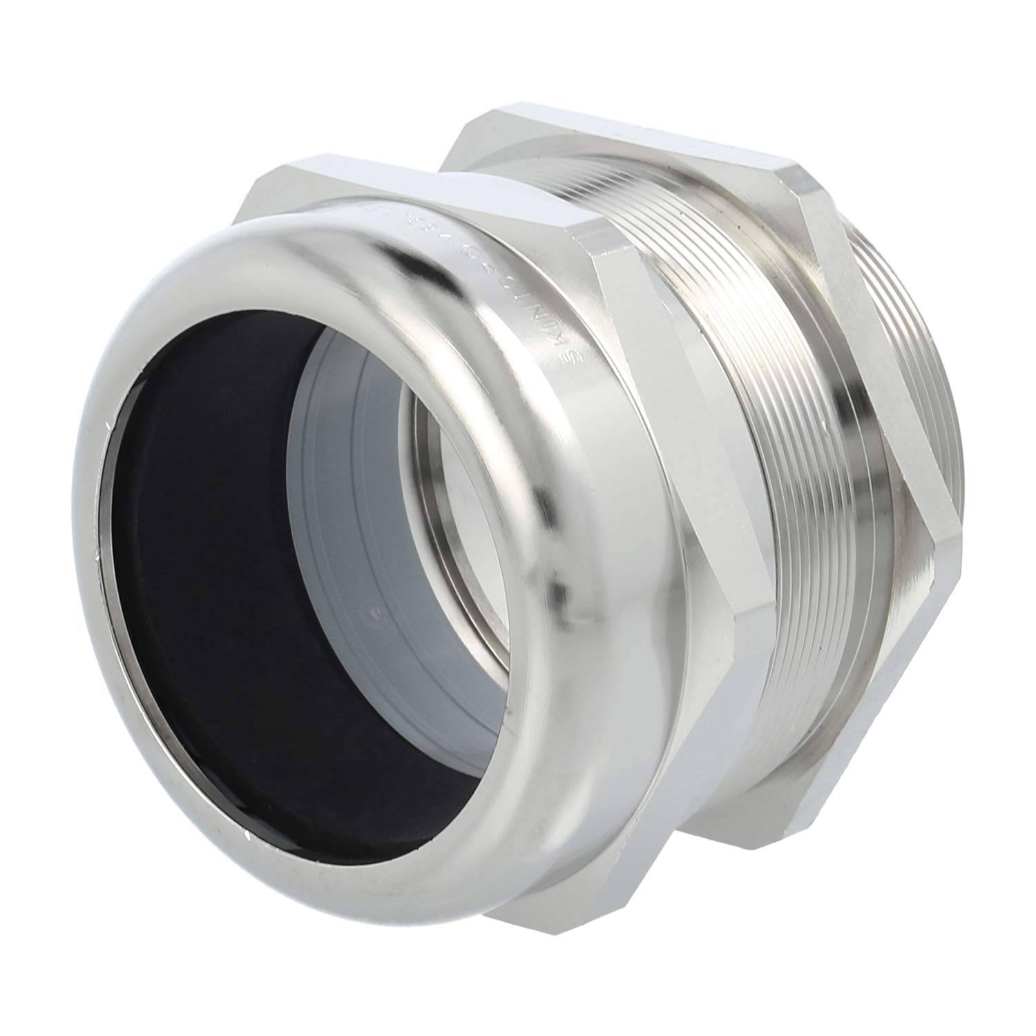 LAPP Verschraubung M63x1,5 SMS-M63 Plus Messing (CuZn) vernickelt Gewindelänge 15,0mm - 1 Stück