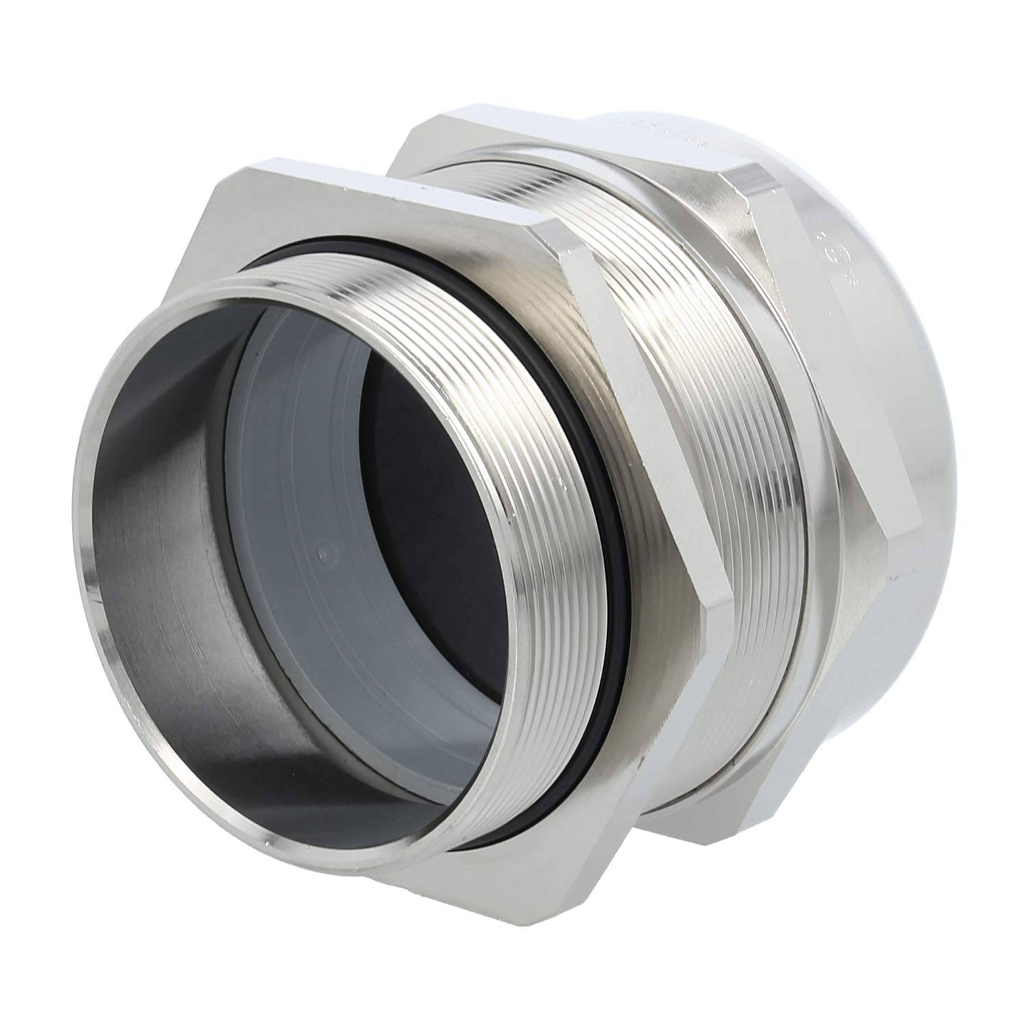 LAPP Verschraubung M63x1,5 SMS-M63 Plus Messing (CuZn) vernickelt Gewindelänge 15,0mm - 1 Stück